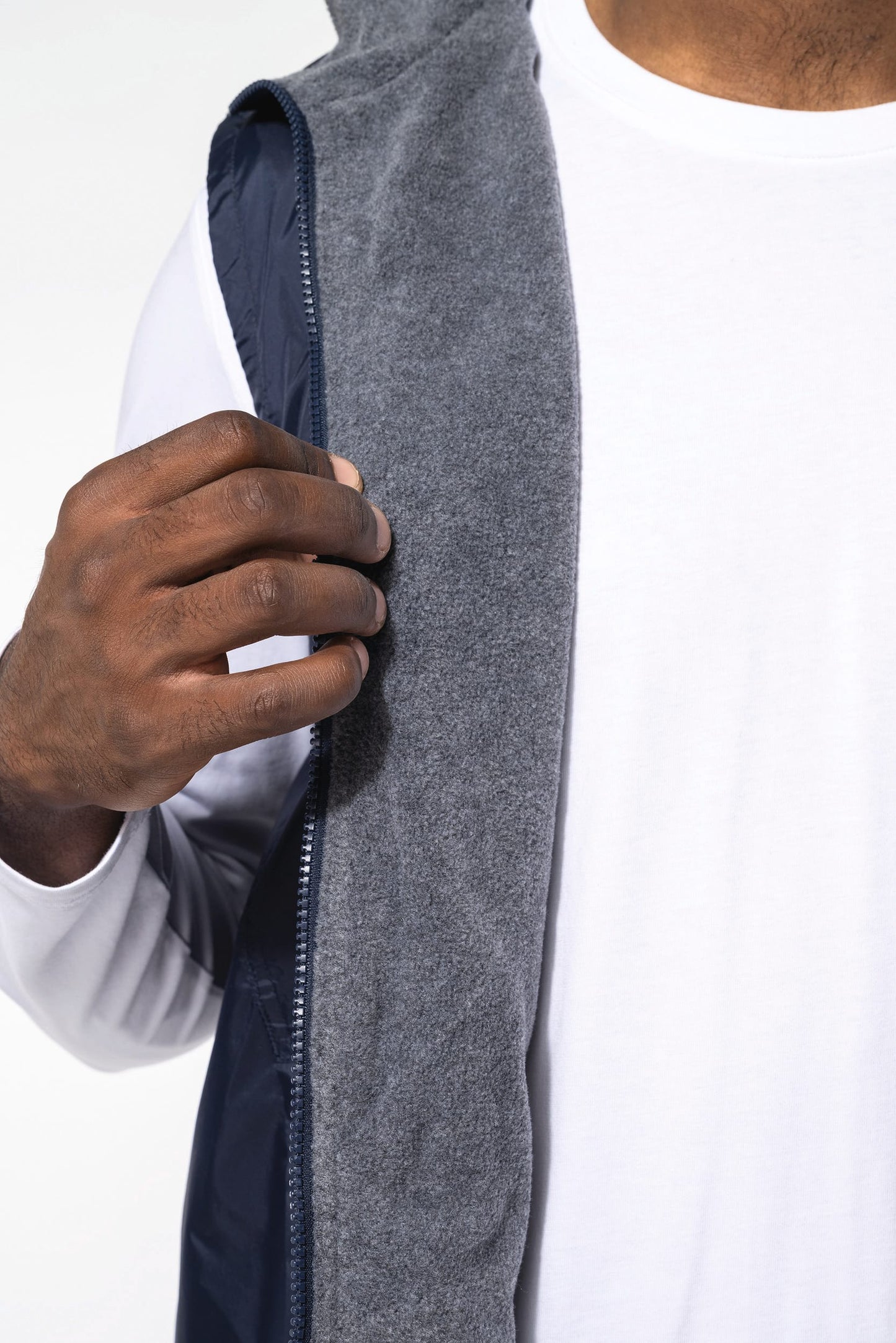 K679 - Bodywarmer foderato in pile unisex