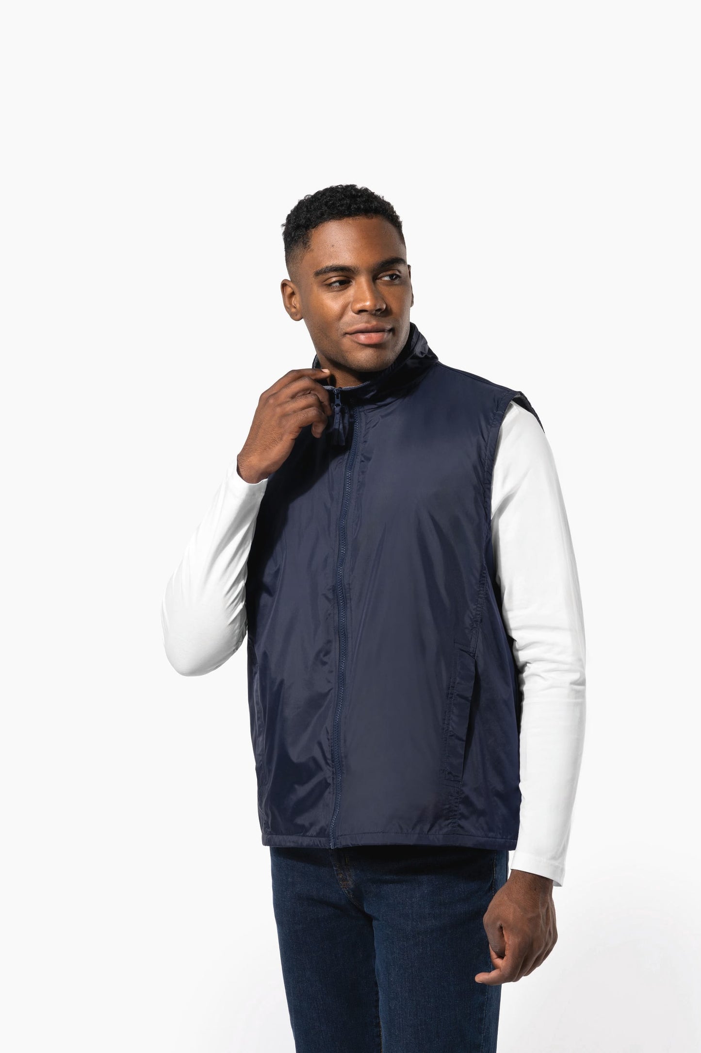 K679 - Bodywarmer foderato in pile unisex