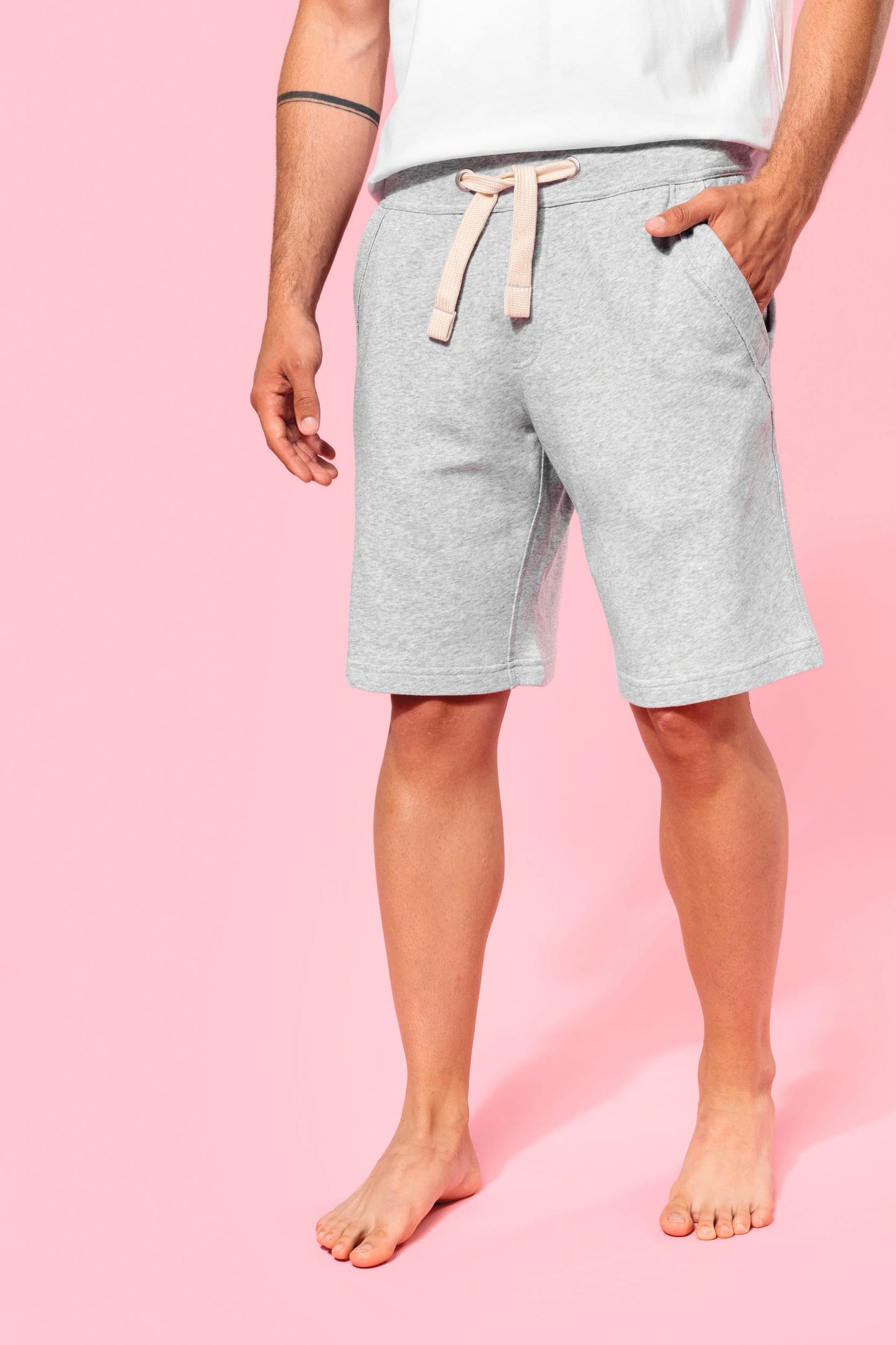 K710 - Bermuda unisex in French Terry NON GARZATA