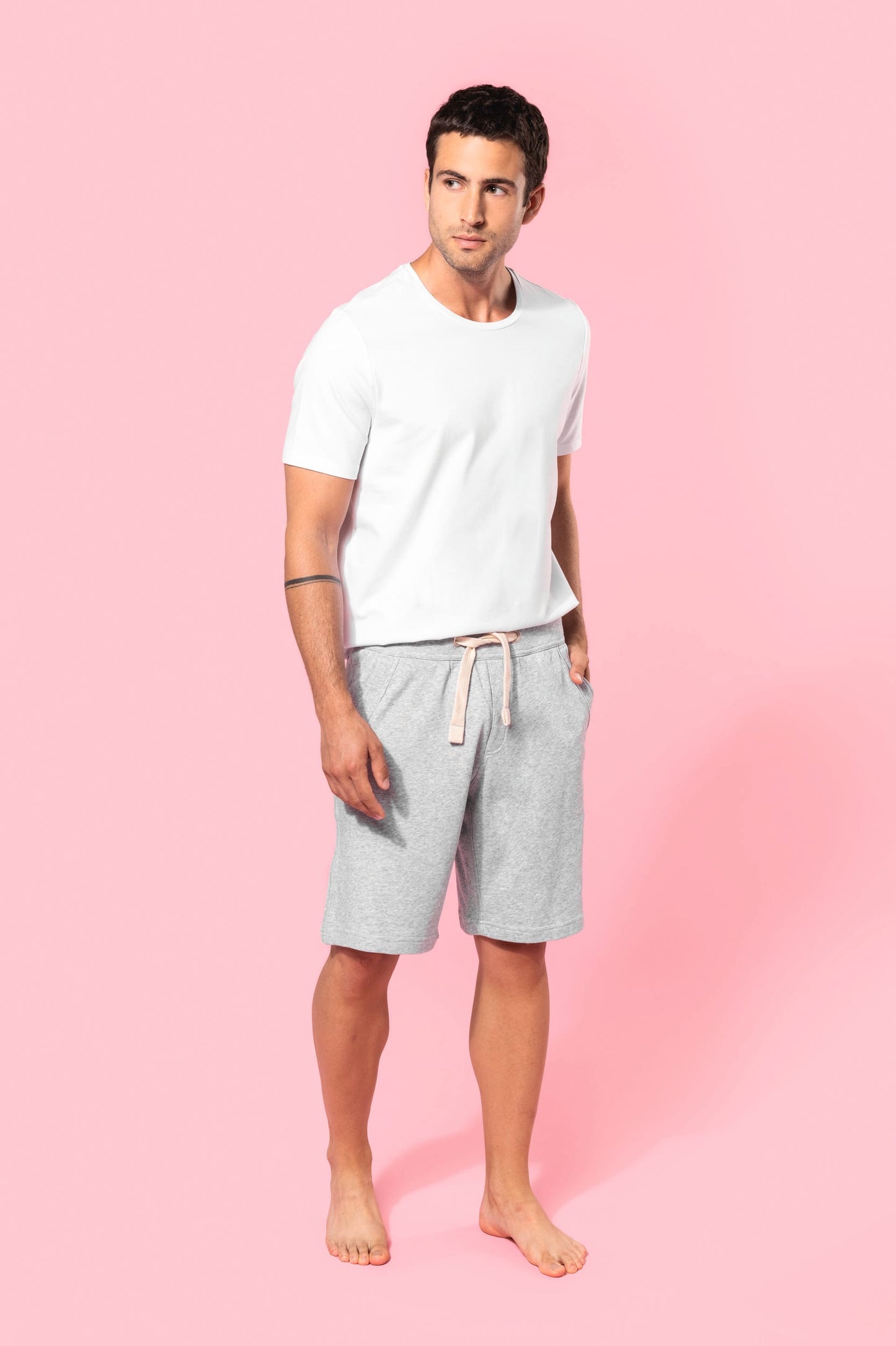 K710 - Bermuda unisex in French Terry NON GARZATA
