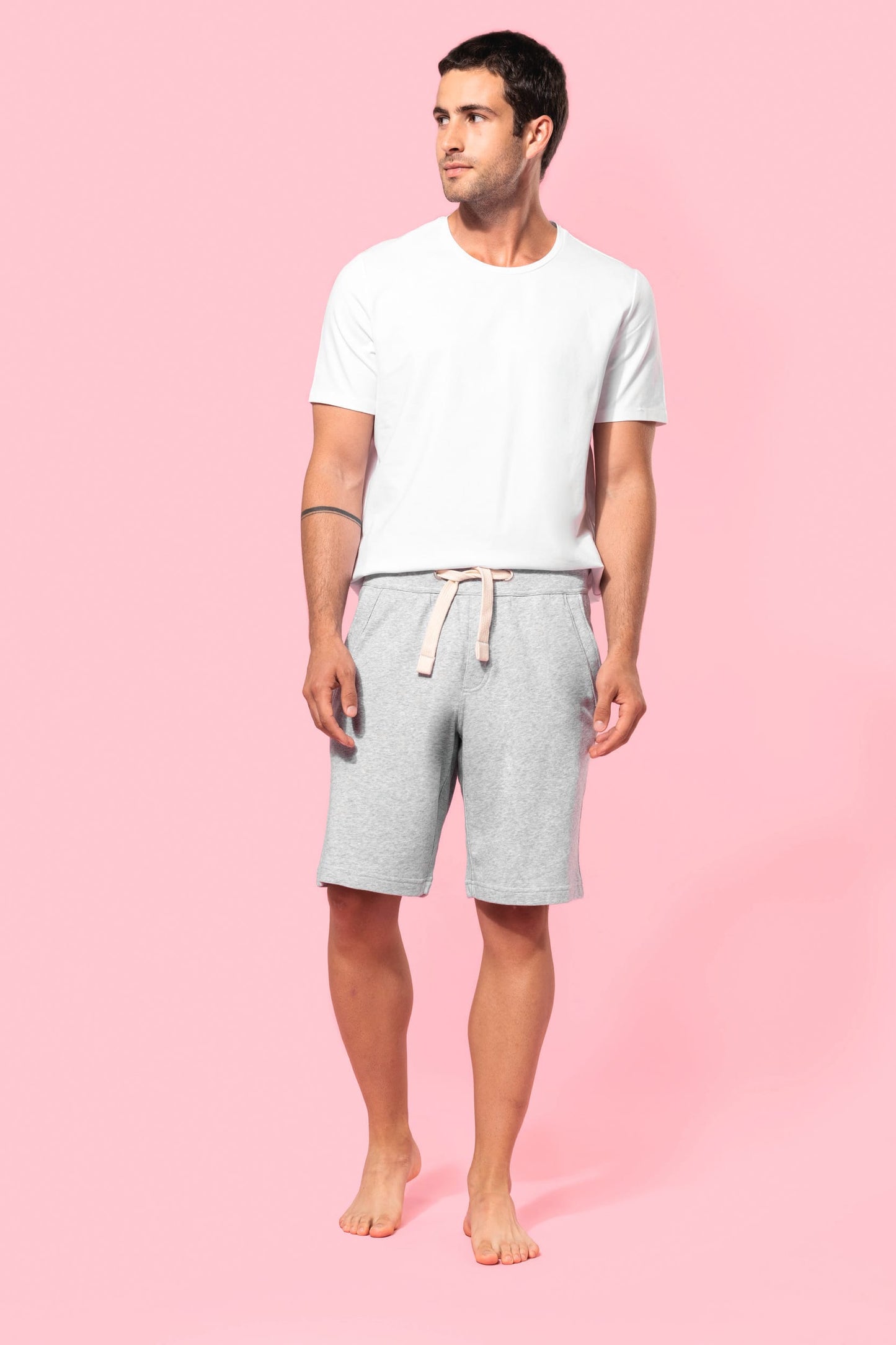 K710 - Bermuda unisex in French Terry NON GARZATA