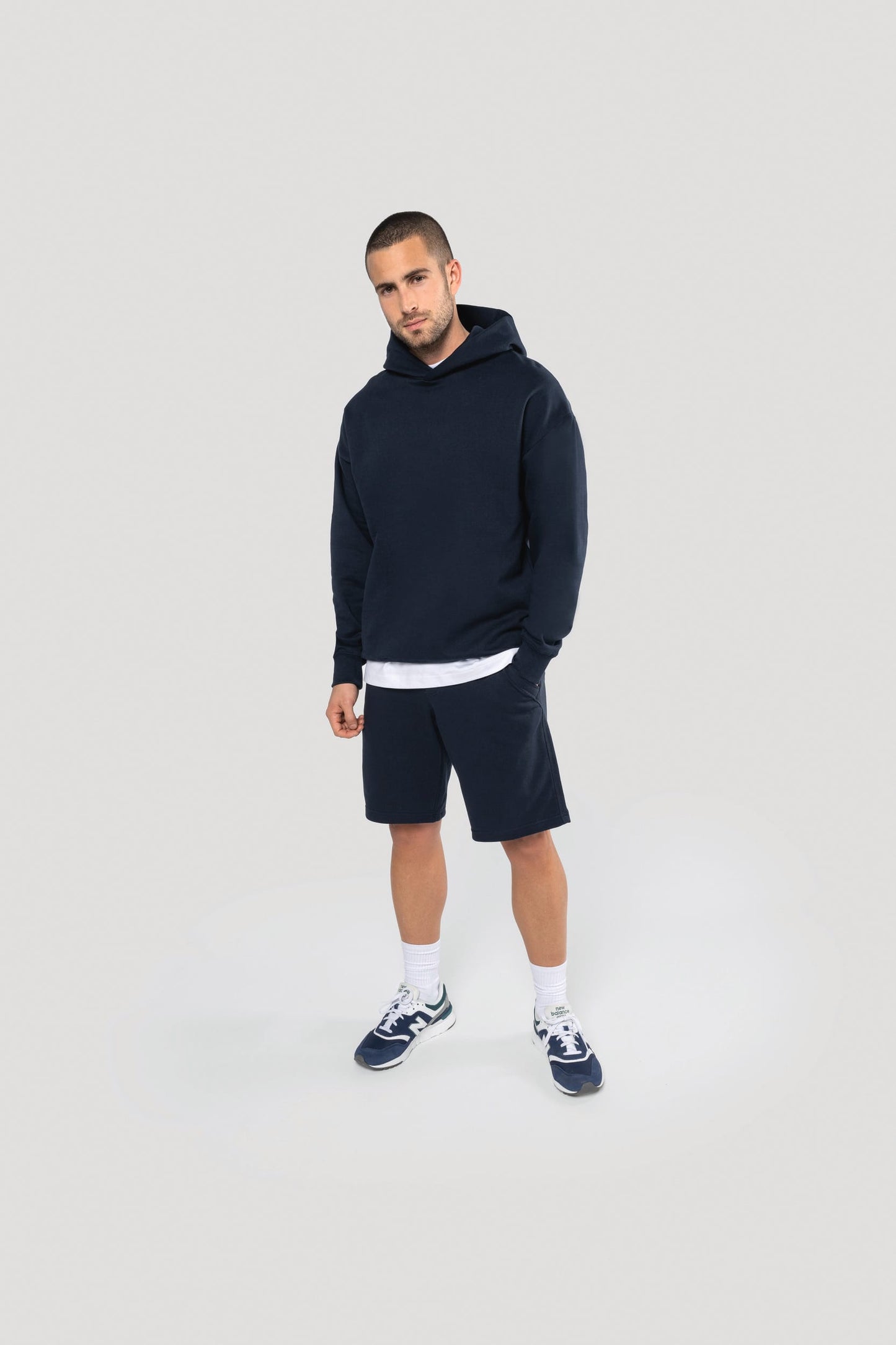 K710 - Bermuda unisex in French Terry NON GARZATA