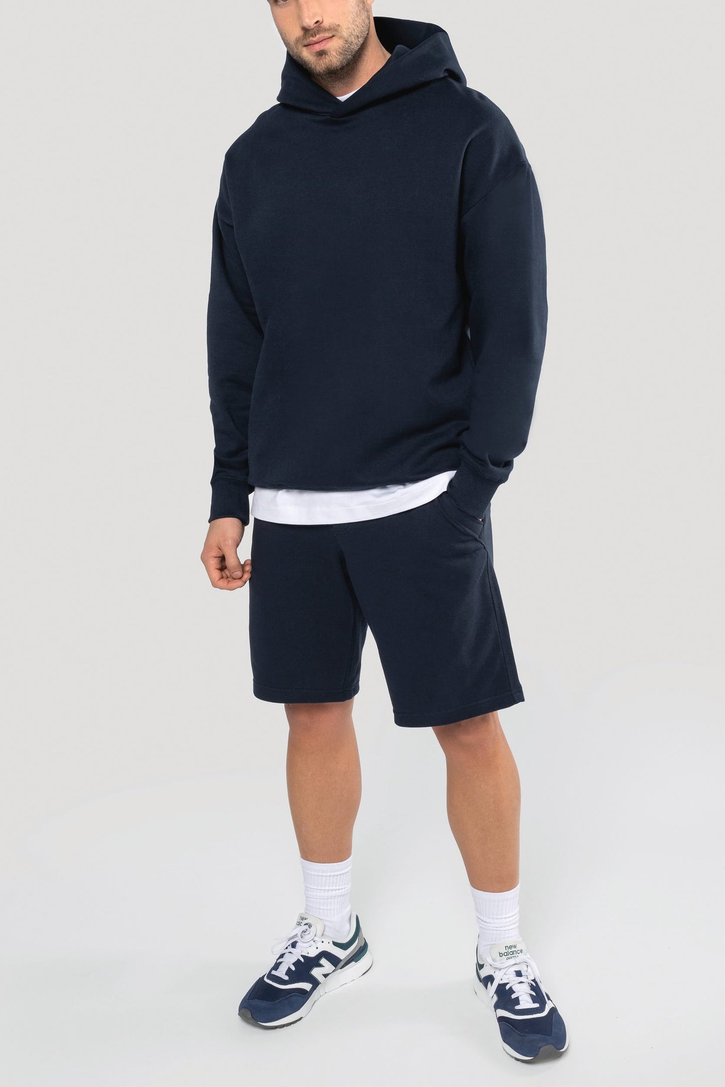 K710 - Bermuda unisex in French Terry NON GARZATA