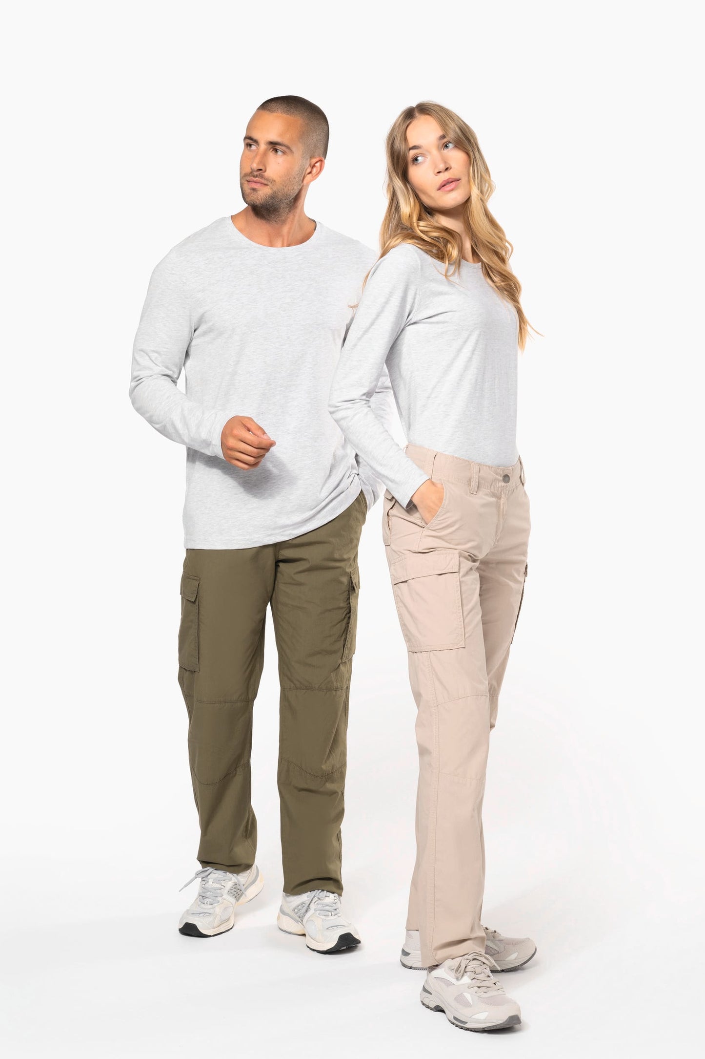 K746 - Pantaloni donna leggeri multitasche