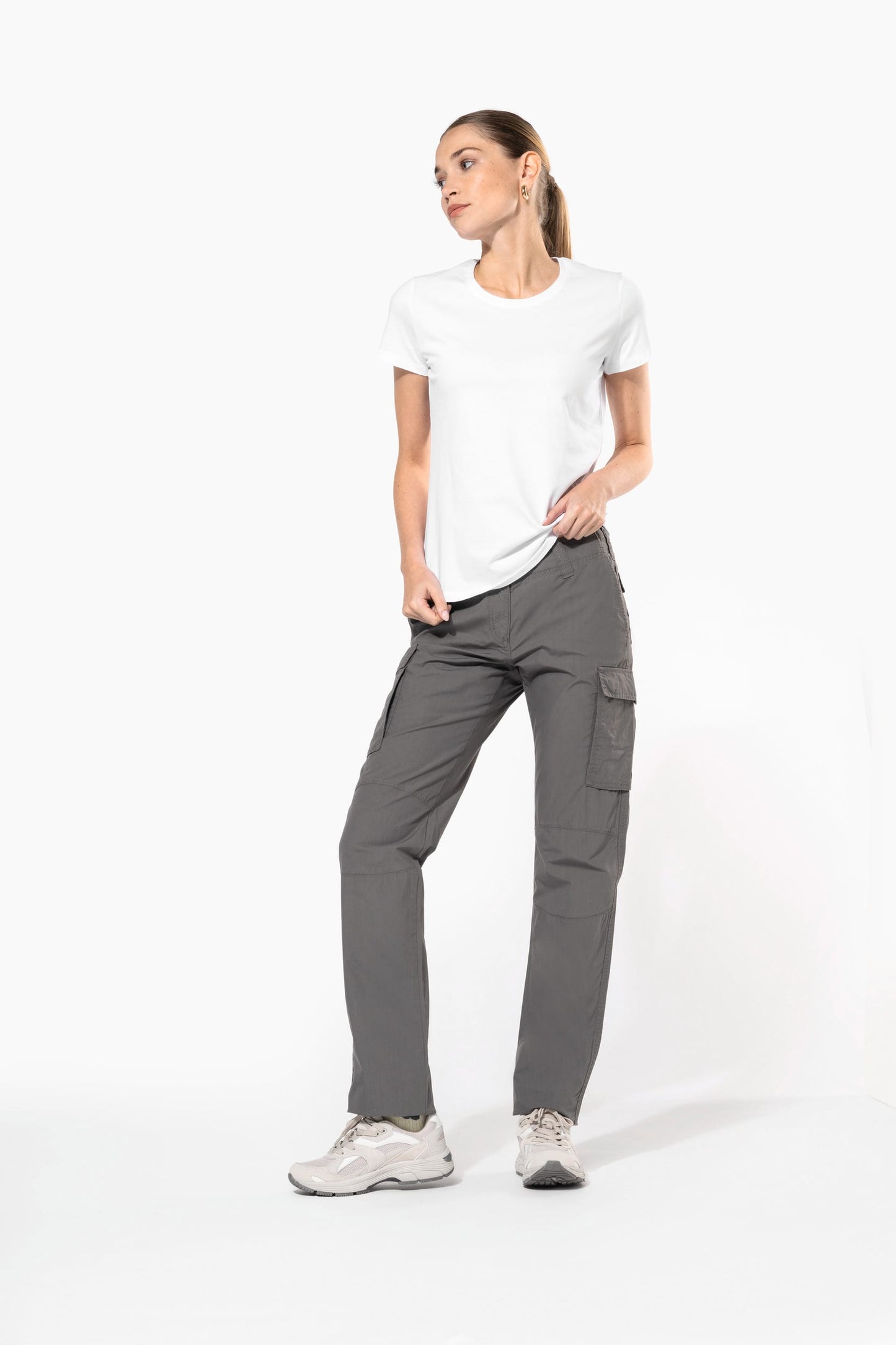 K746 - Pantaloni donna leggeri multitasche