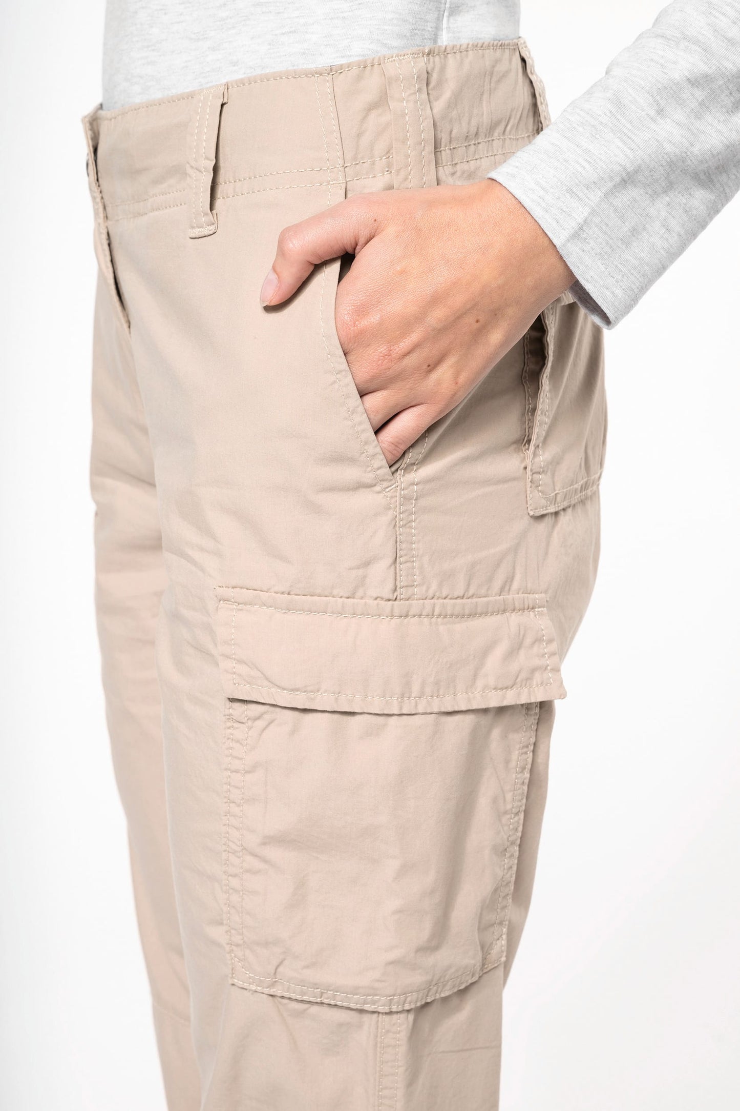 K746 - Pantaloni donna leggeri multitasche