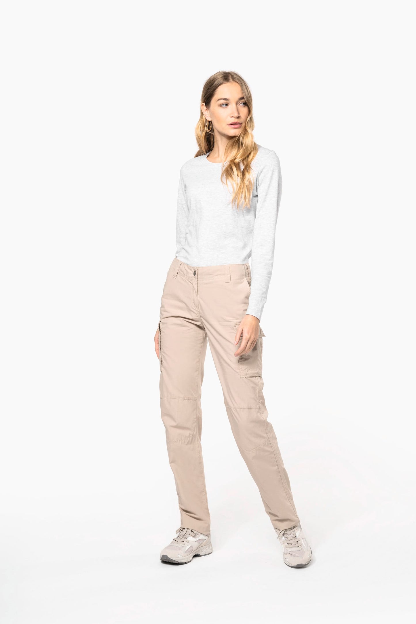 K746 - Pantaloni donna leggeri multitasche