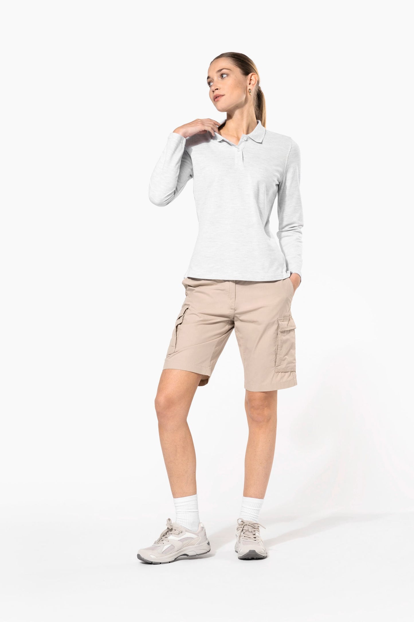 K756 - Bermuda donna leggeri multitasche