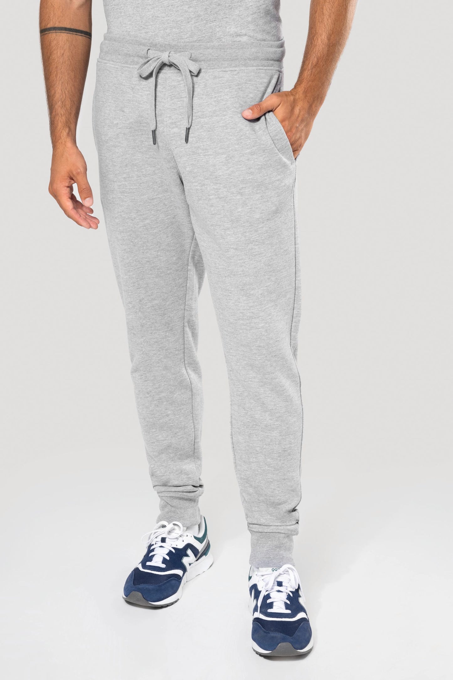 K758 - Pantaloni uomo in felpa non garzata ecosostenibili
