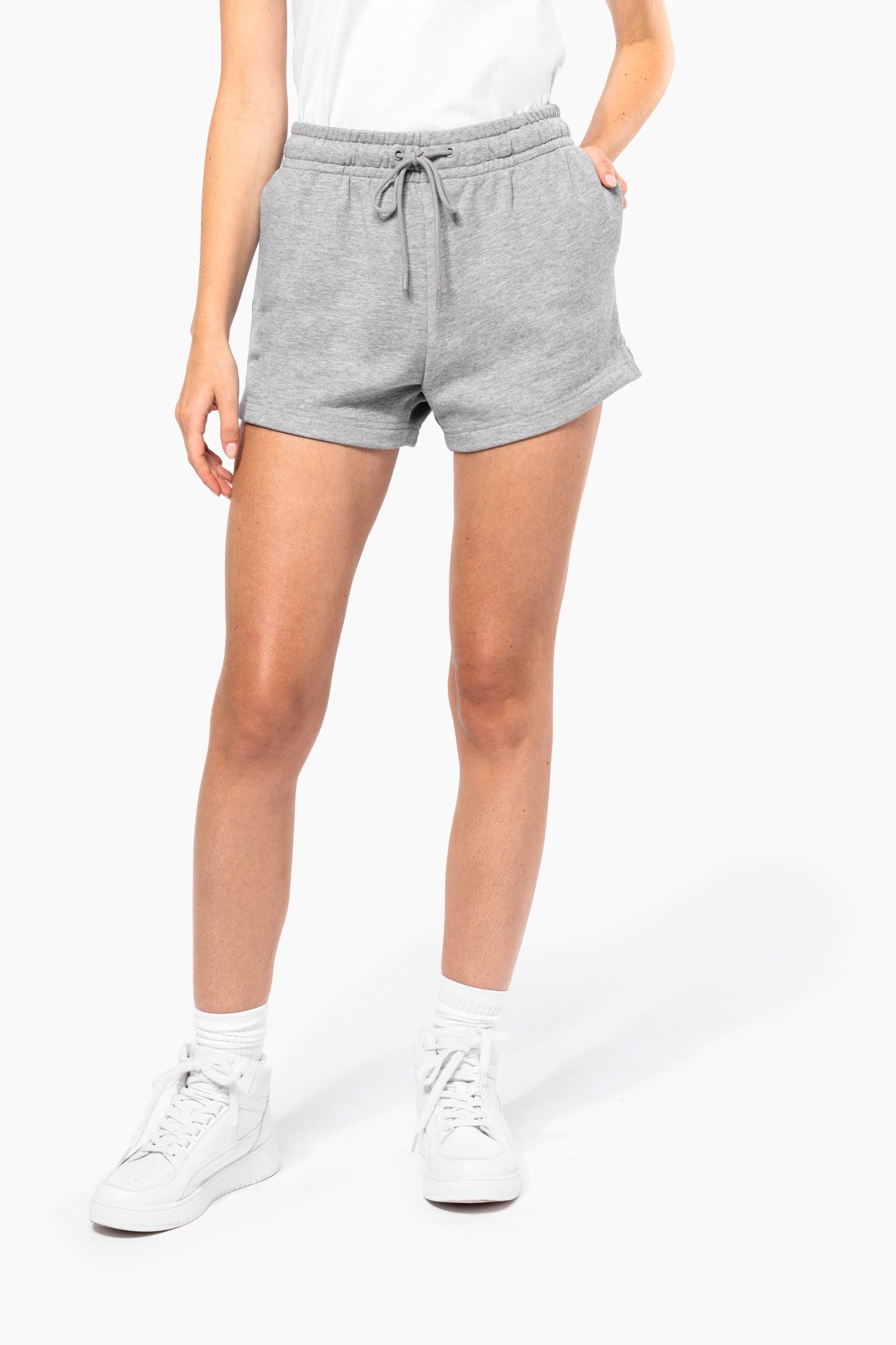 K799 - Short ecosostenibile in felpa non garzata donna