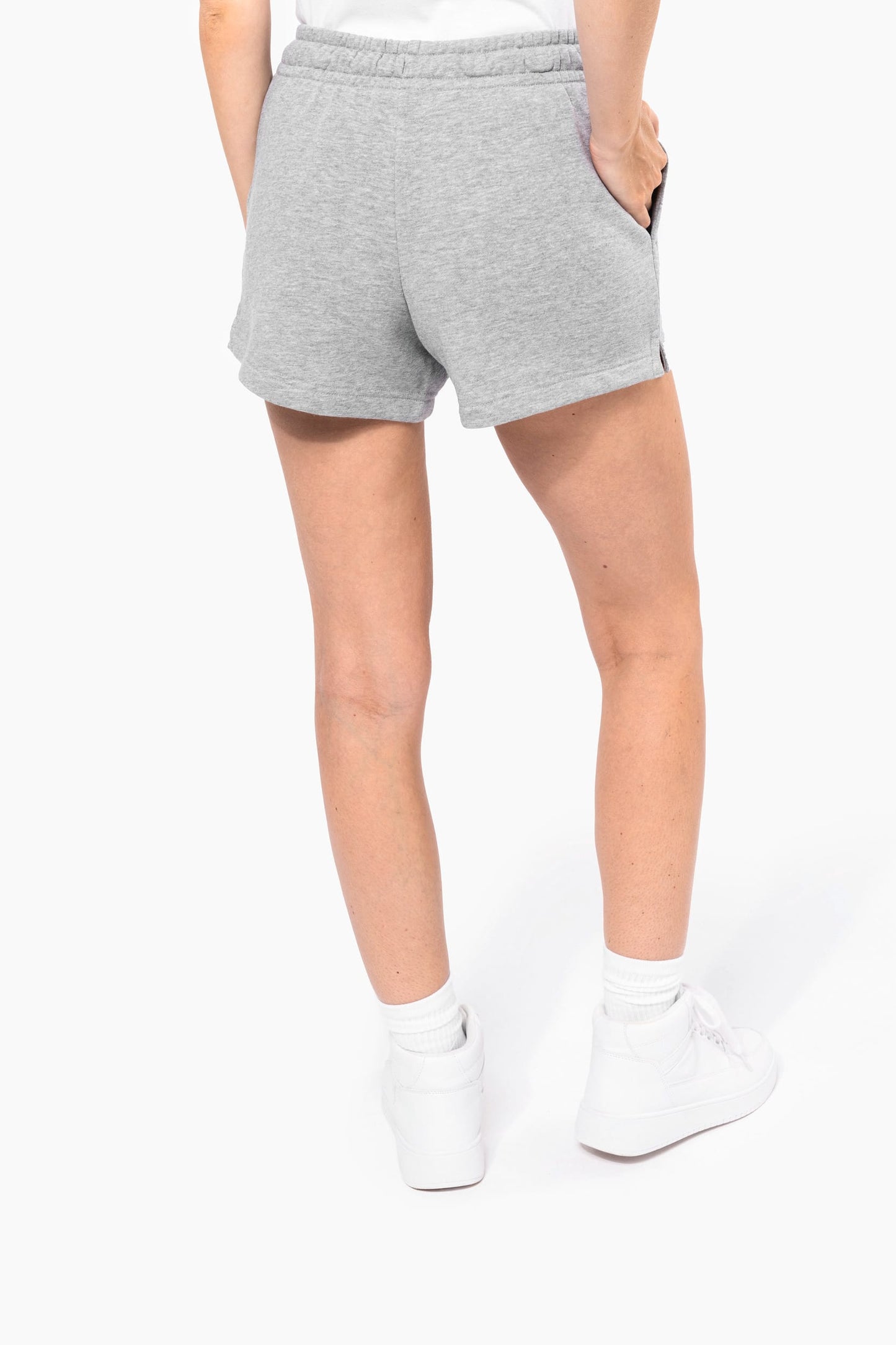 K799 - Short ecosostenibile in felpa non garzata donna