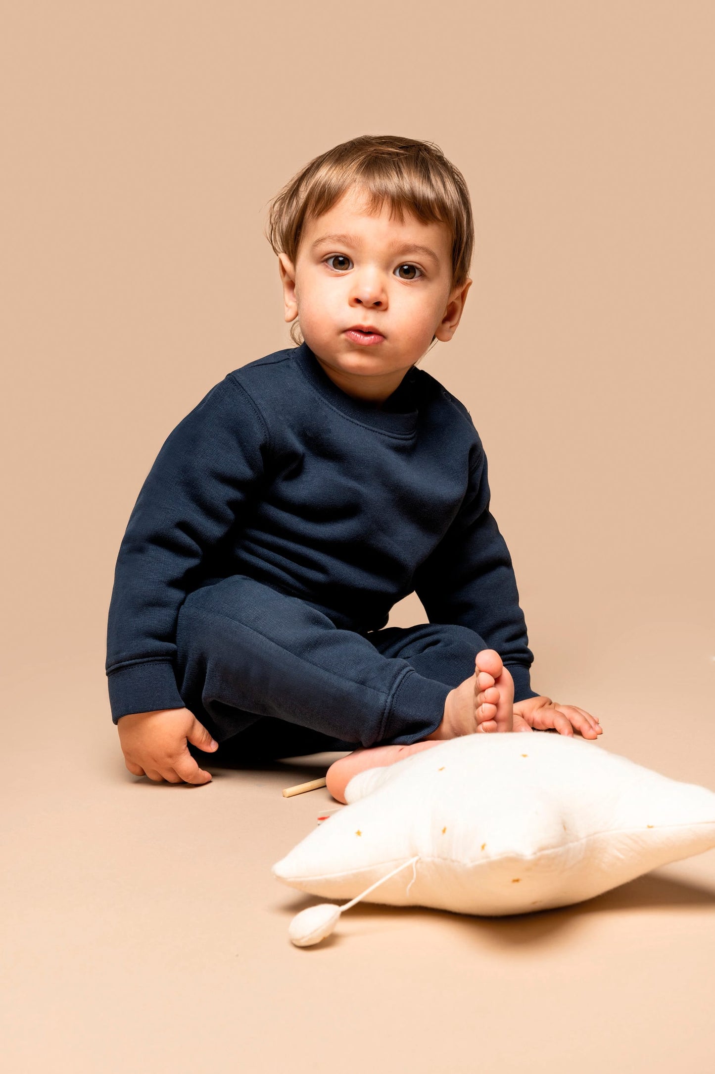 K836 - Pantaloni in felpa ecosostenibili bebè