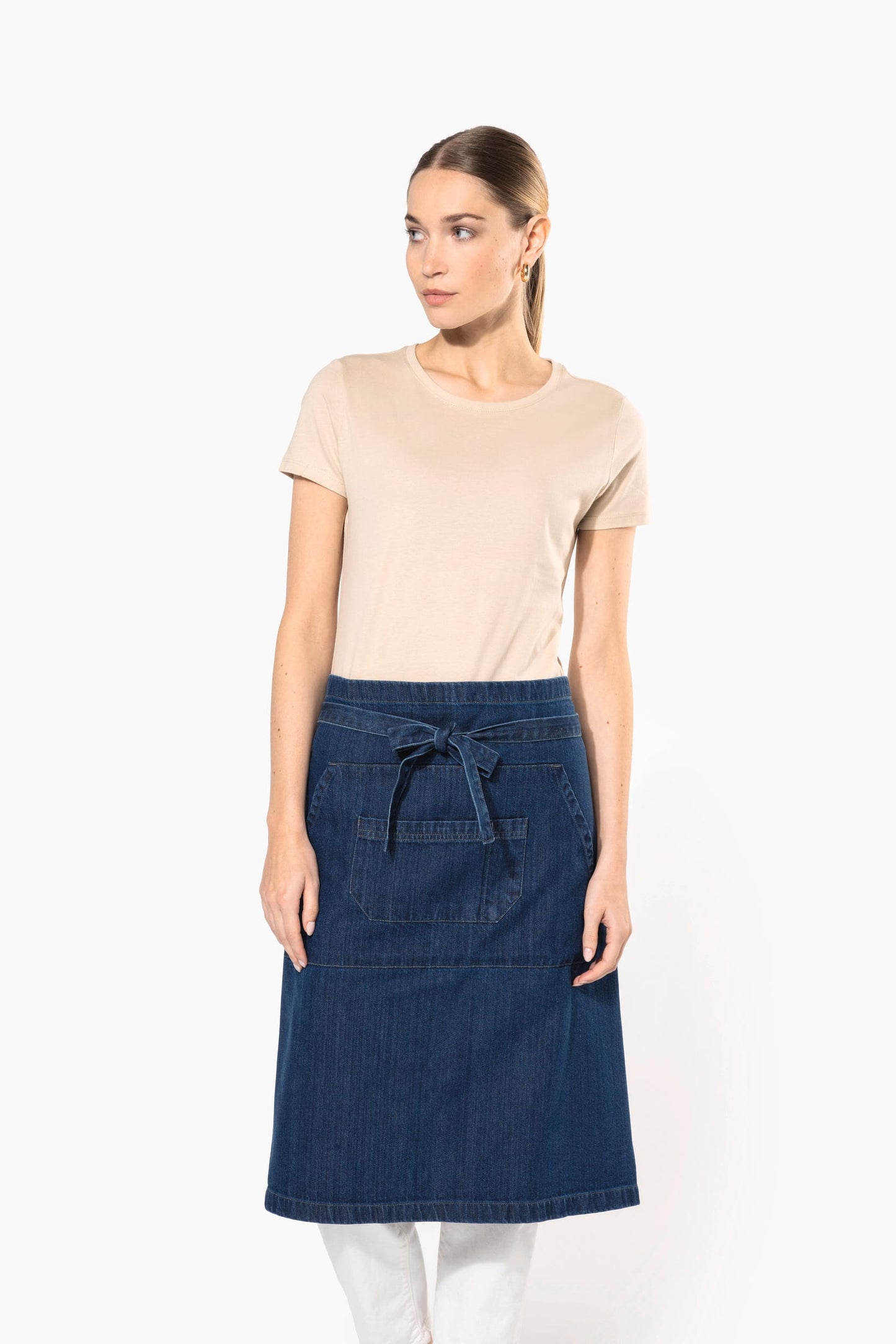 K887 - Grembiule lungo in cotone
