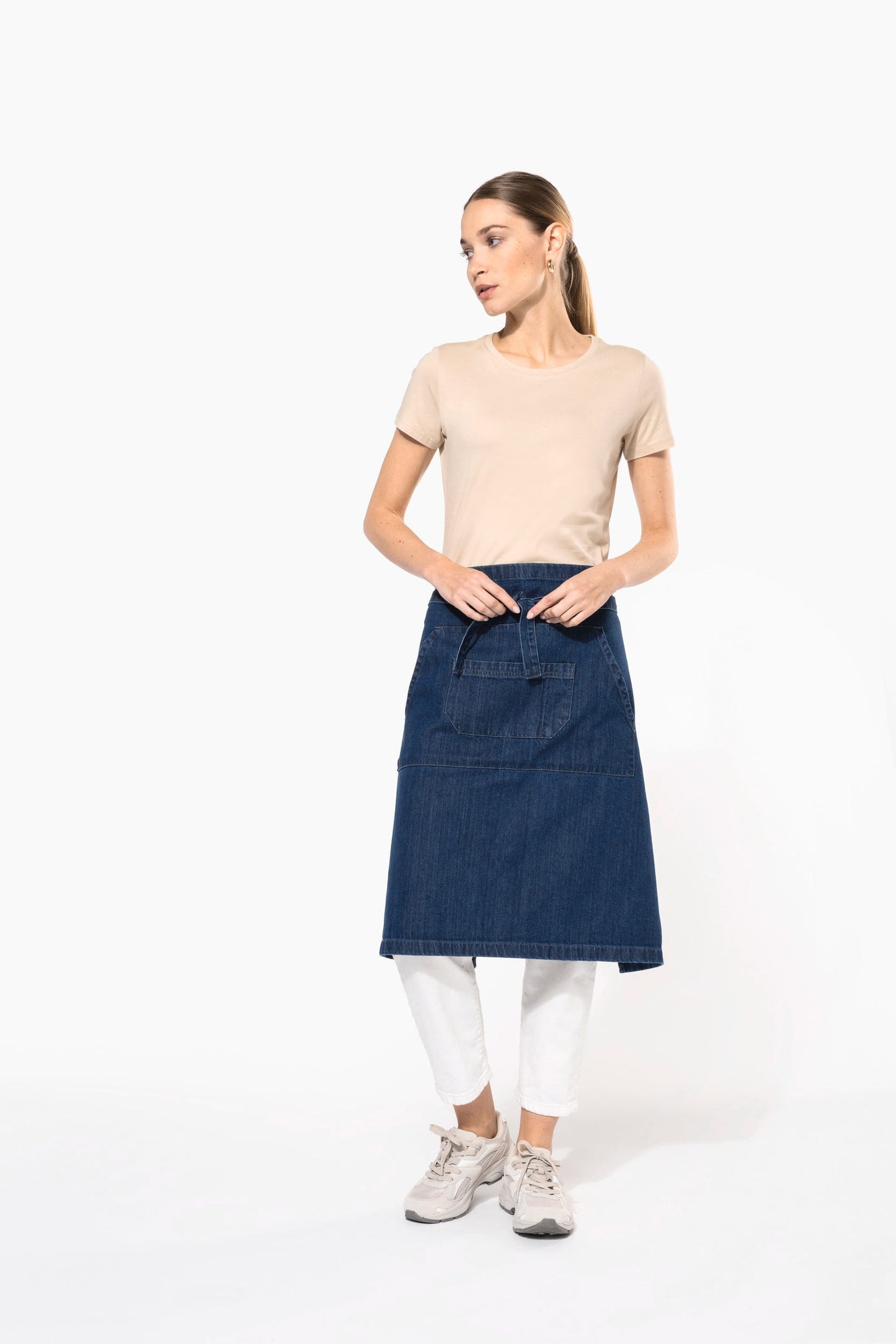 K887CC - Grembiule lungo in cotone