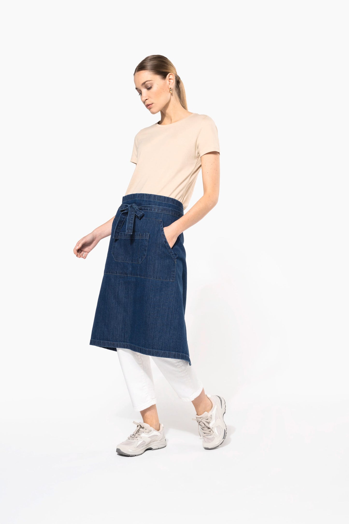 K887 - Grembiule lungo in cotone
