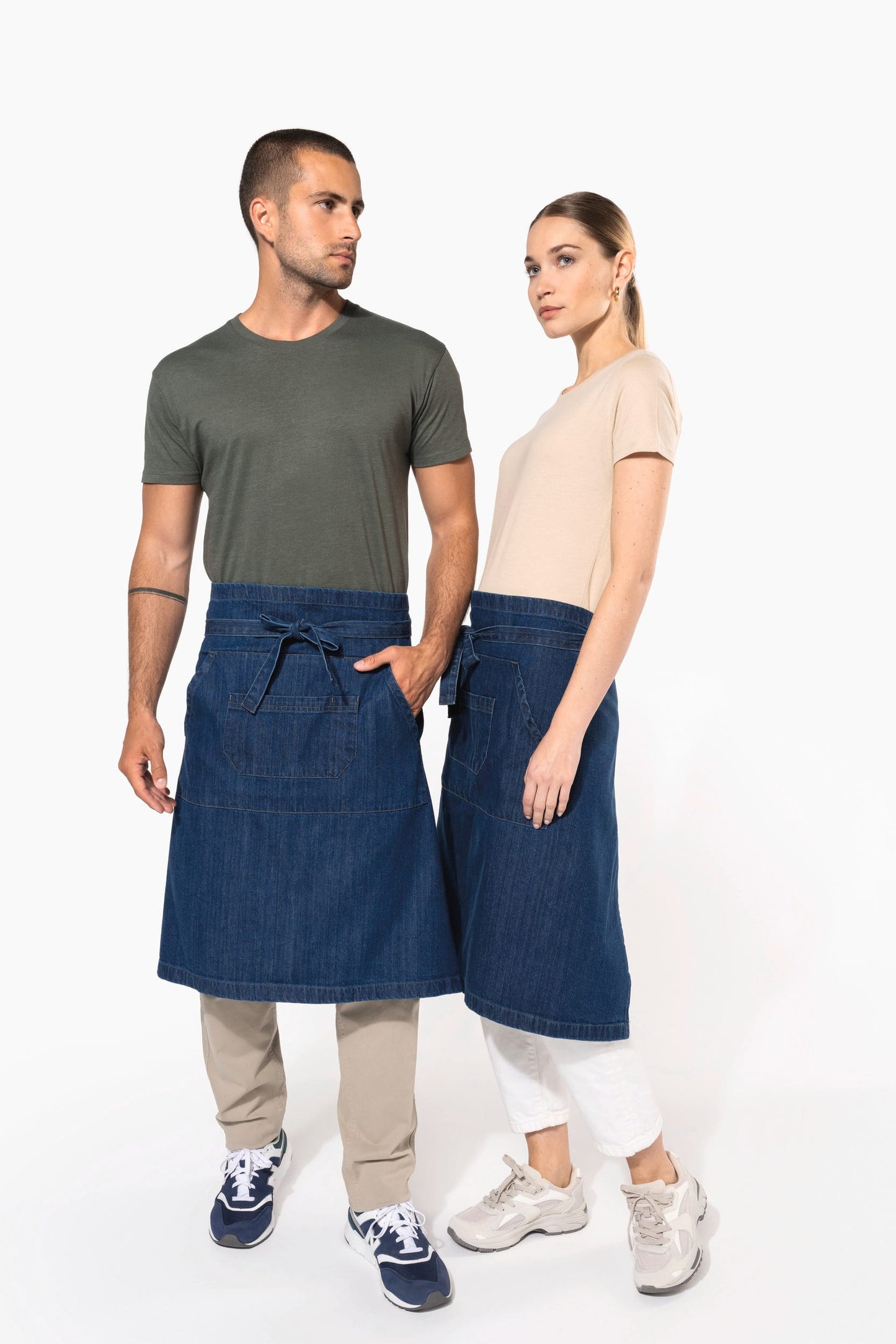 K887CC - Grembiule lungo in cotone