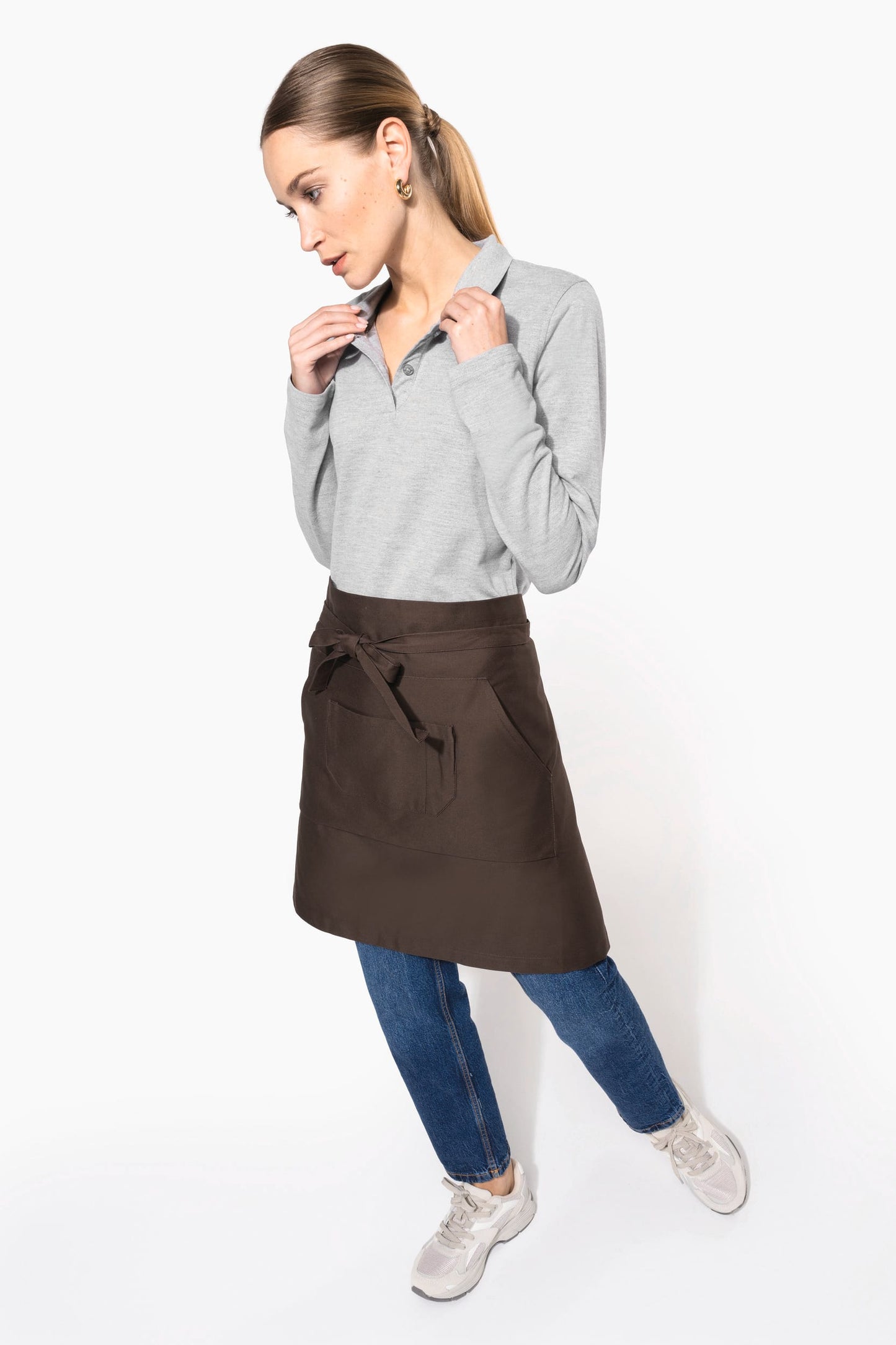 K898CC - Grembiule mezza lunghezza in cotone