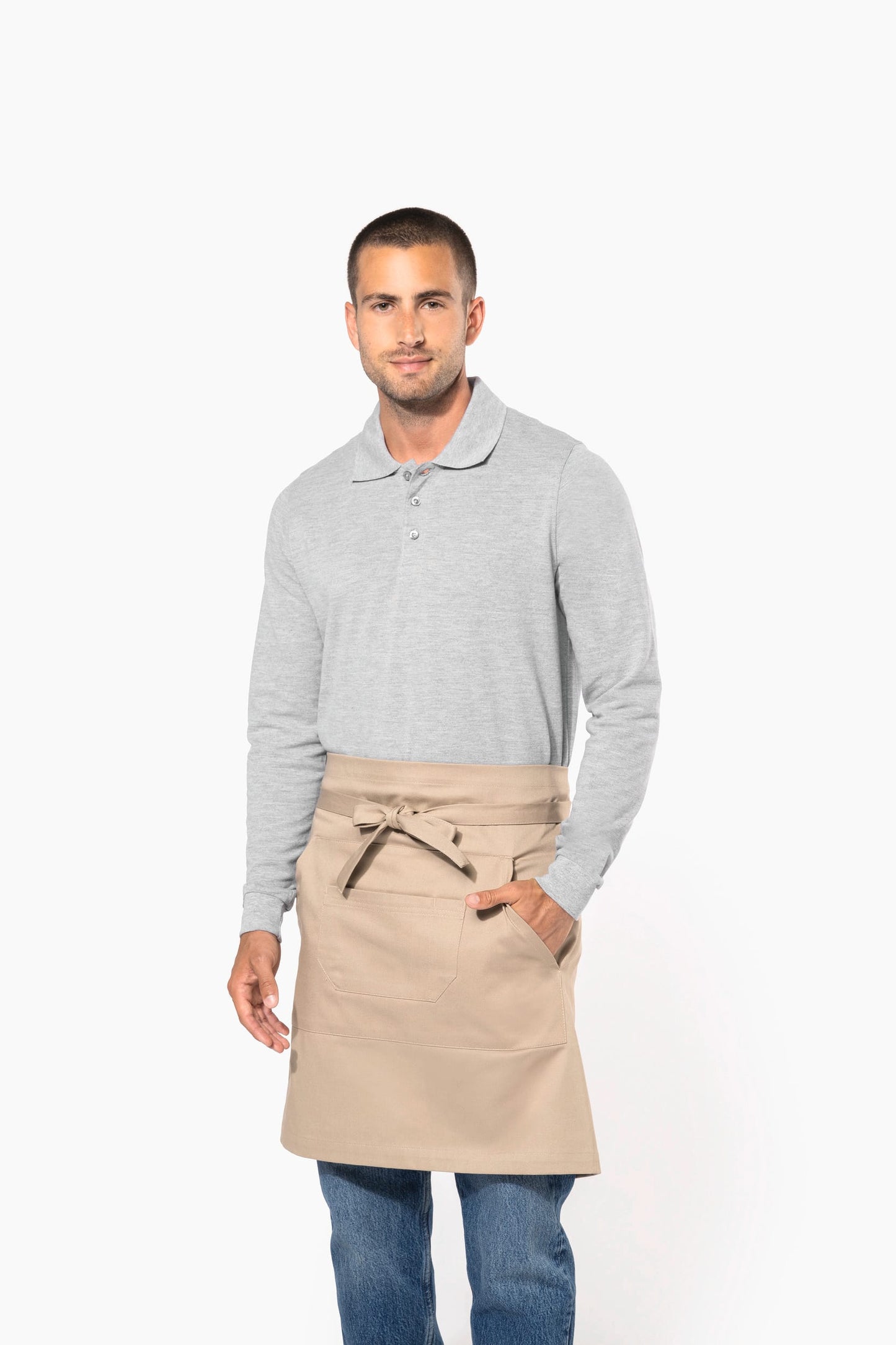 K898 - Grembiule mezza lunghezza in cotone