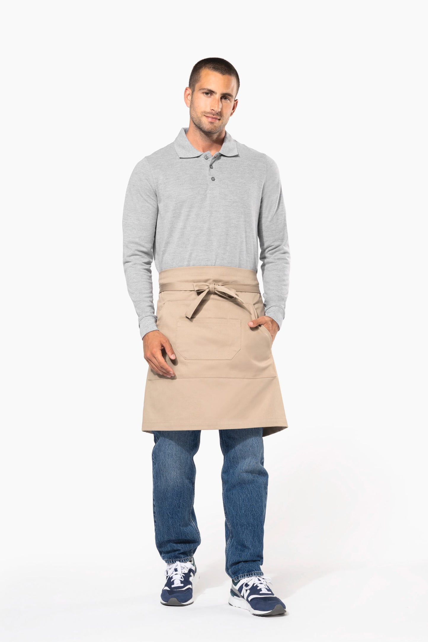 K898 - Grembiule mezza lunghezza in cotone