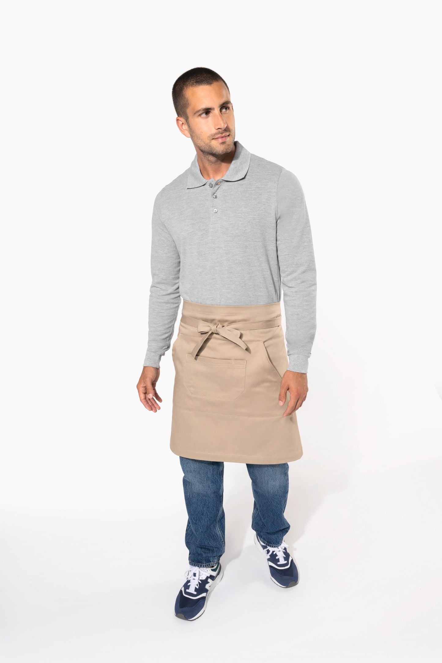 K898 - Grembiule mezza lunghezza in cotone