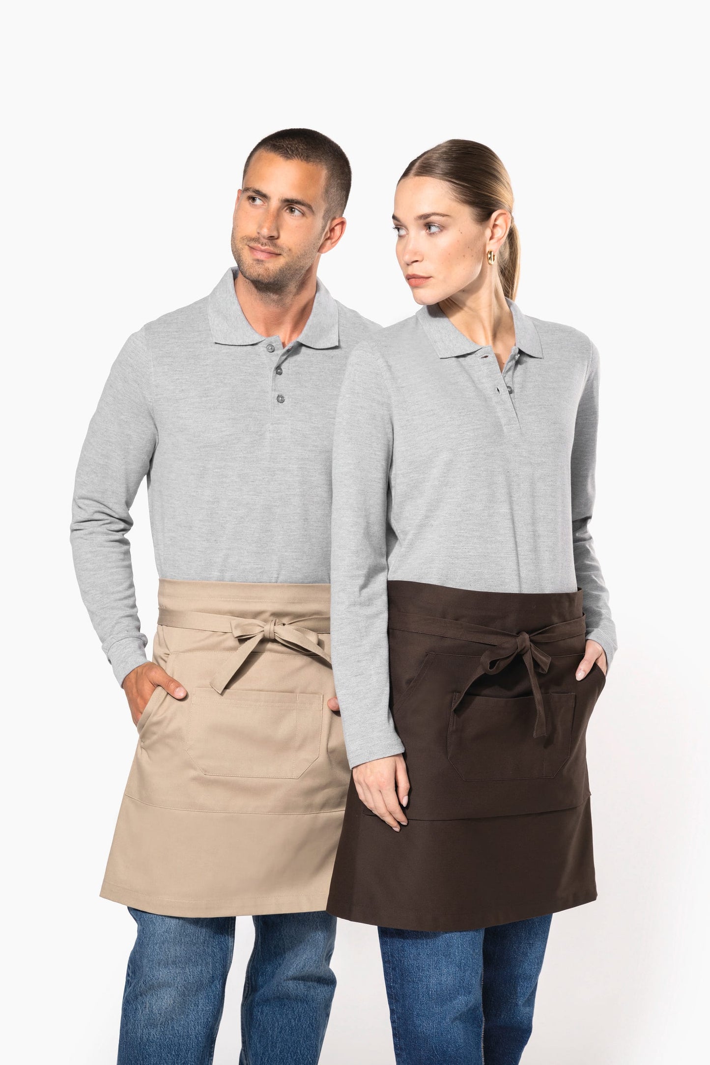 K898CC - Grembiule mezza lunghezza in cotone
