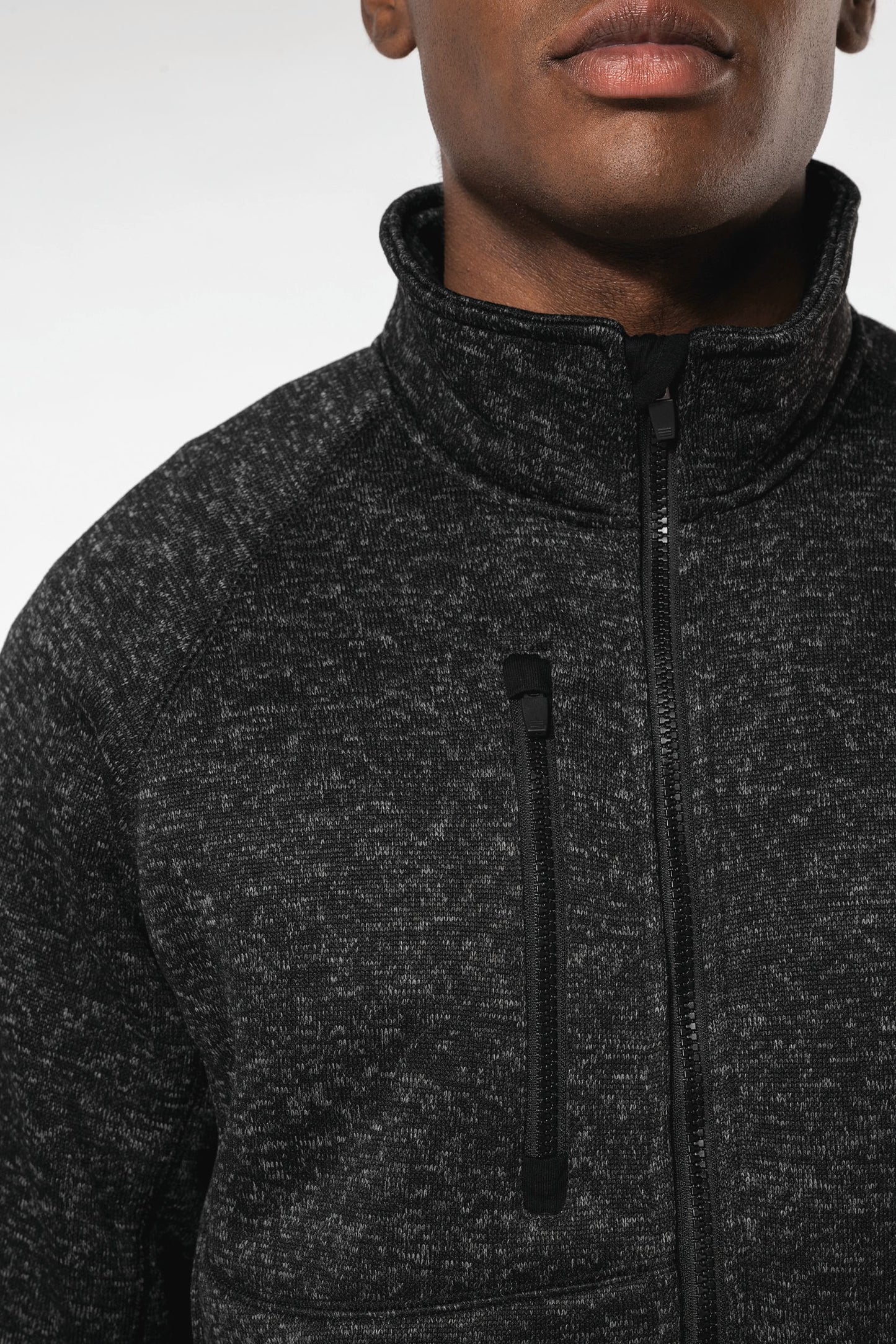 K9106 - Giacca screziata uomo full zip