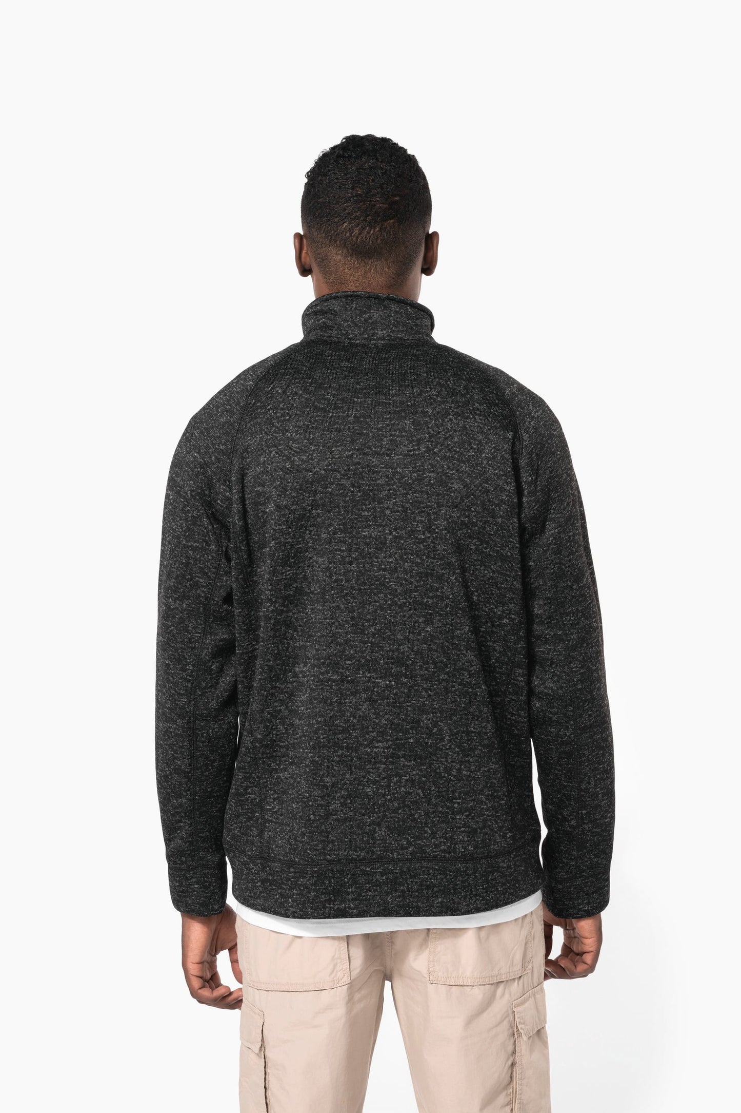 K9106 - Giacca screziata uomo full zip