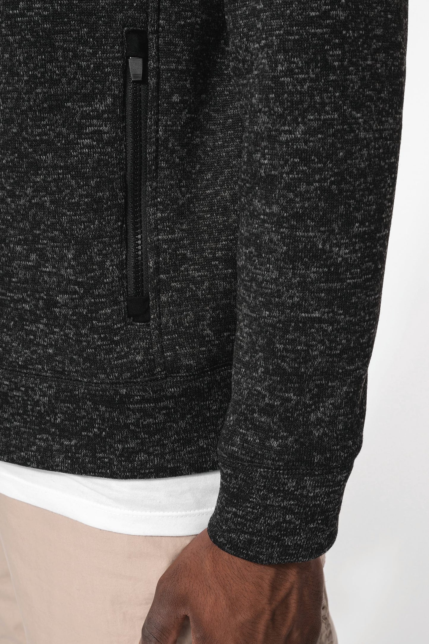 K9106 - Giacca screziata uomo full zip