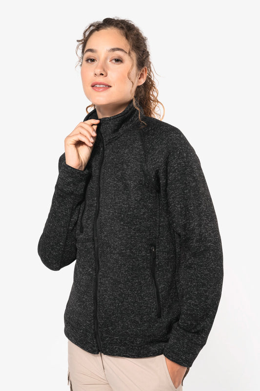 K9107 - Giacca screziata donna full zip