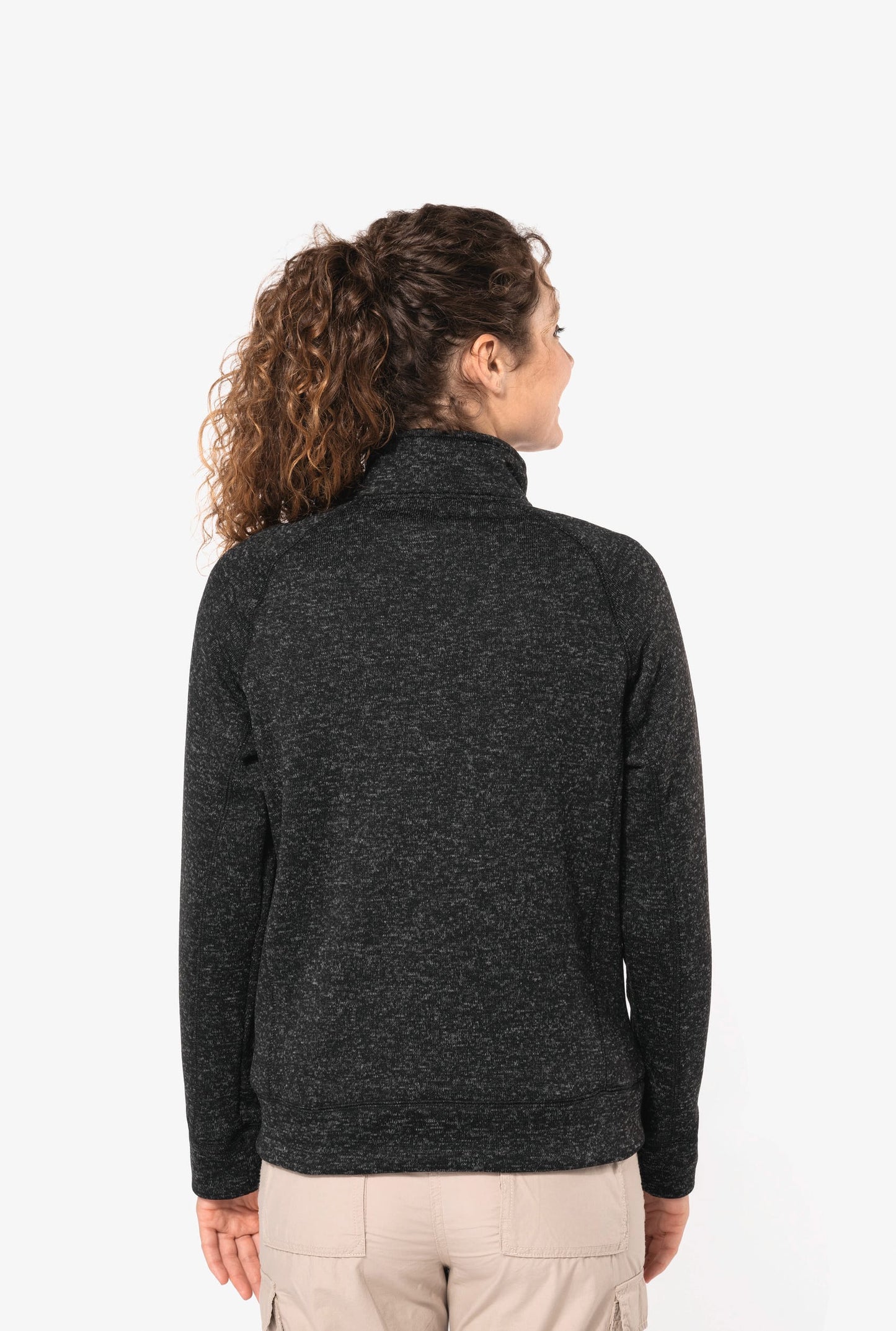 K9107 - Giacca screziata donna full zip