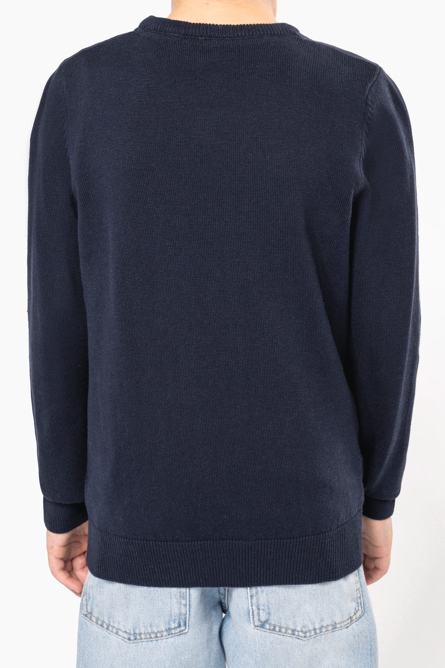 K9109 - Pullover bambino con collo a V<br/>