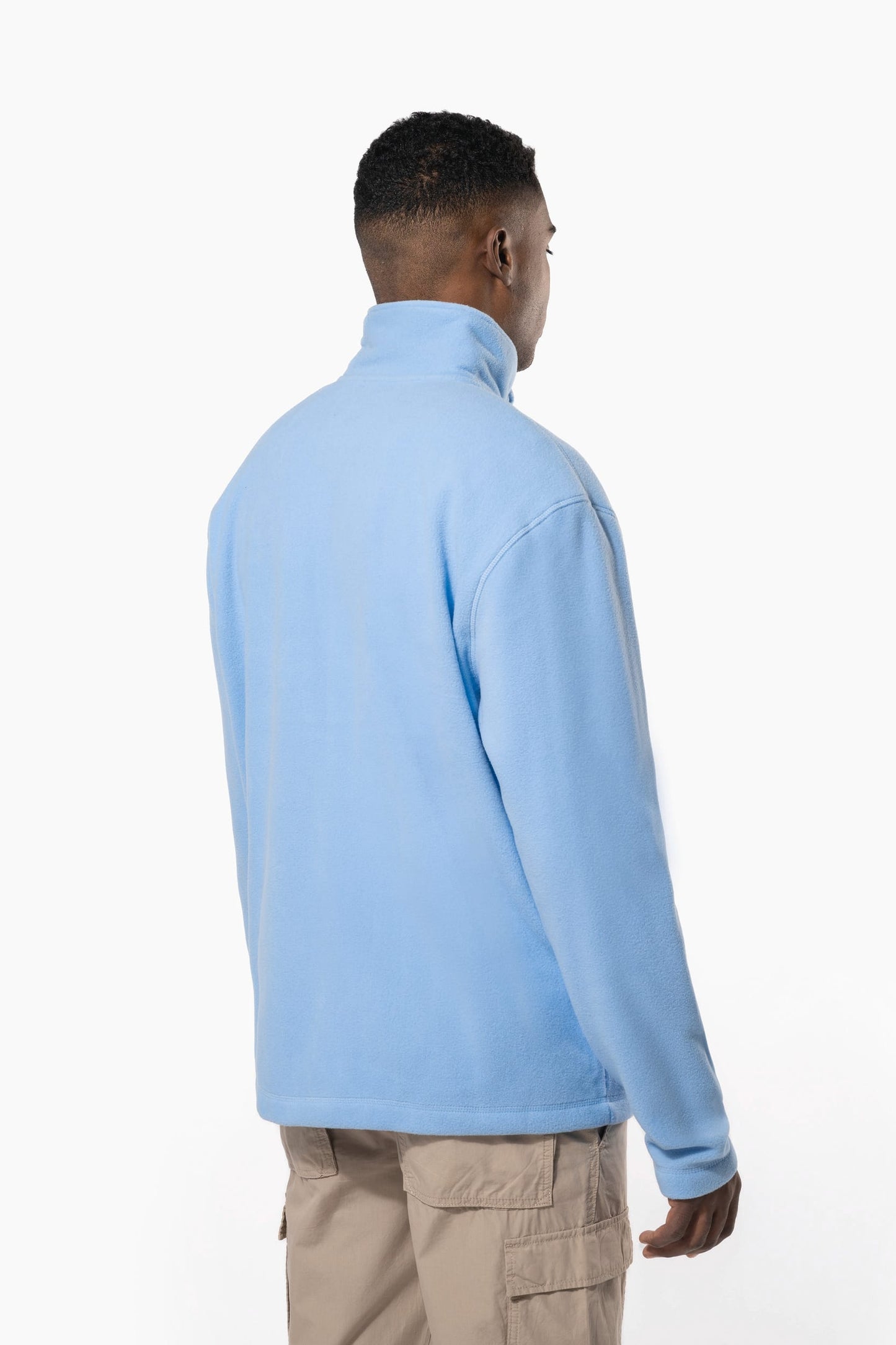 K911A - Giacca micropile con zip uomo