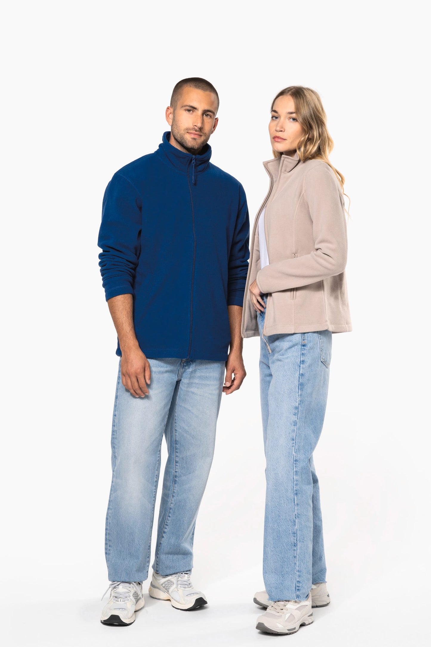 K911CC - Giacca micropile con zip uomo