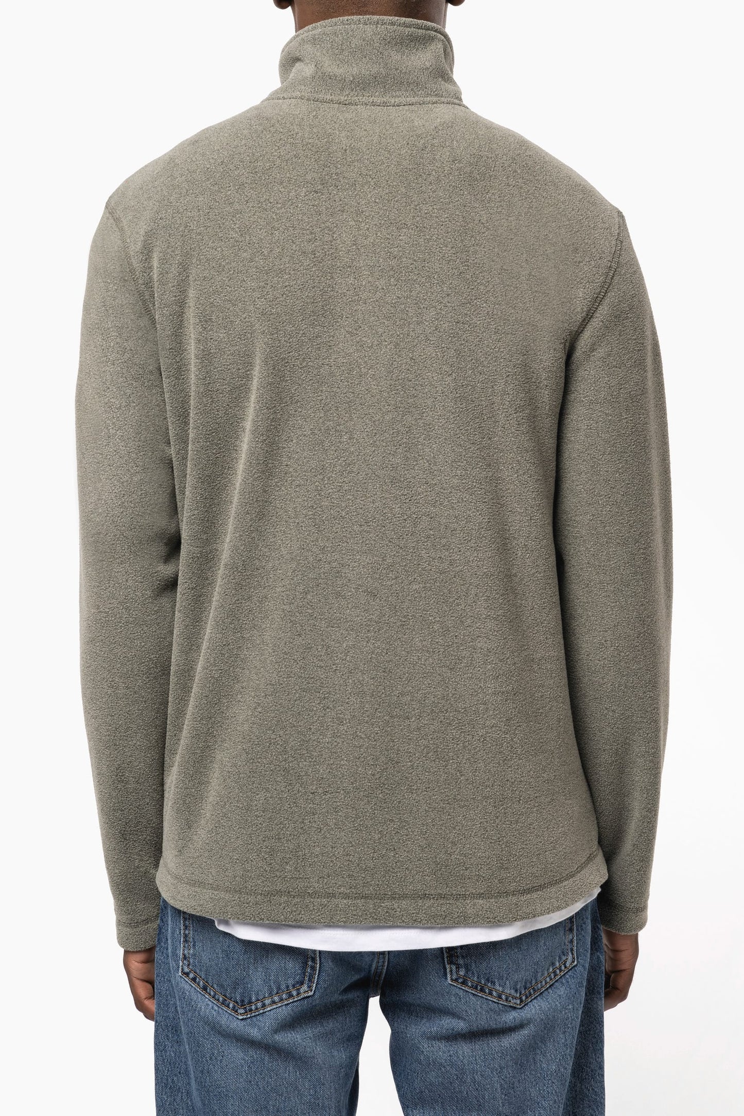 K912AX - Enzo - Giacca in micropile zip a 1/4