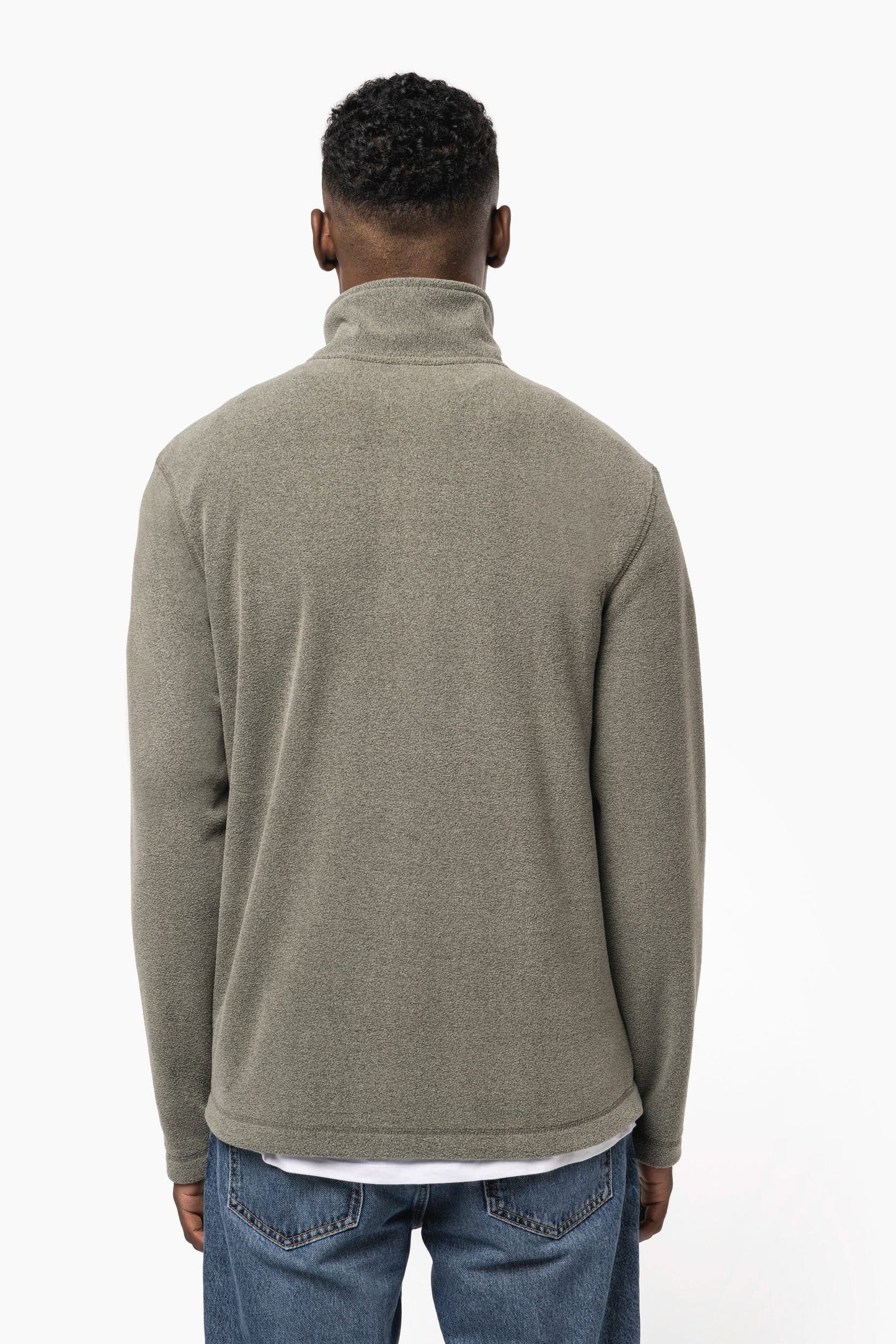 K912A - Enzo - Giacca in micropile zip a 1/4