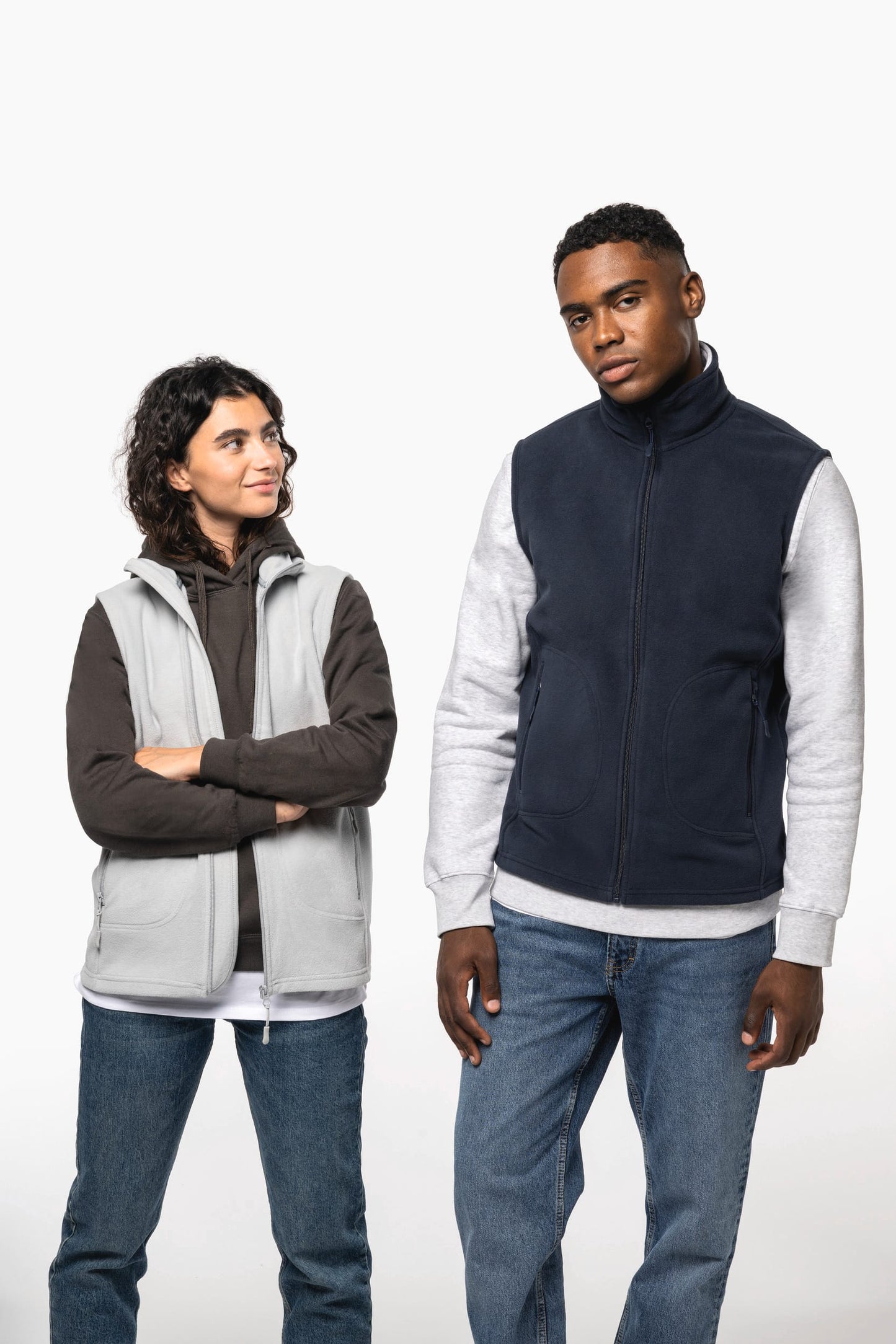 K9120 - Bodywarmer unisex in micropile ecosostenibile