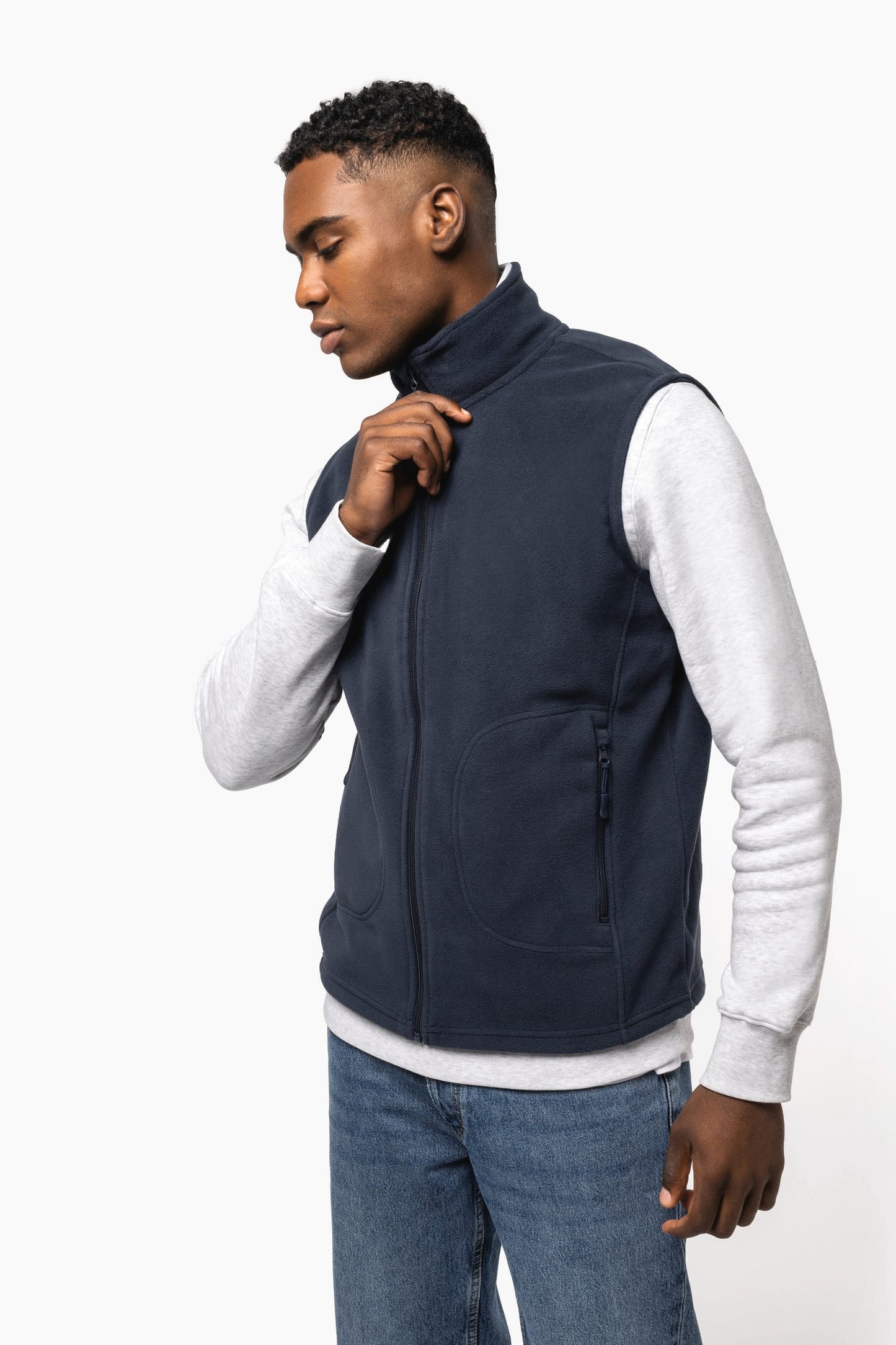 K9120 - Bodywarmer unisex in micropile ecosostenibile