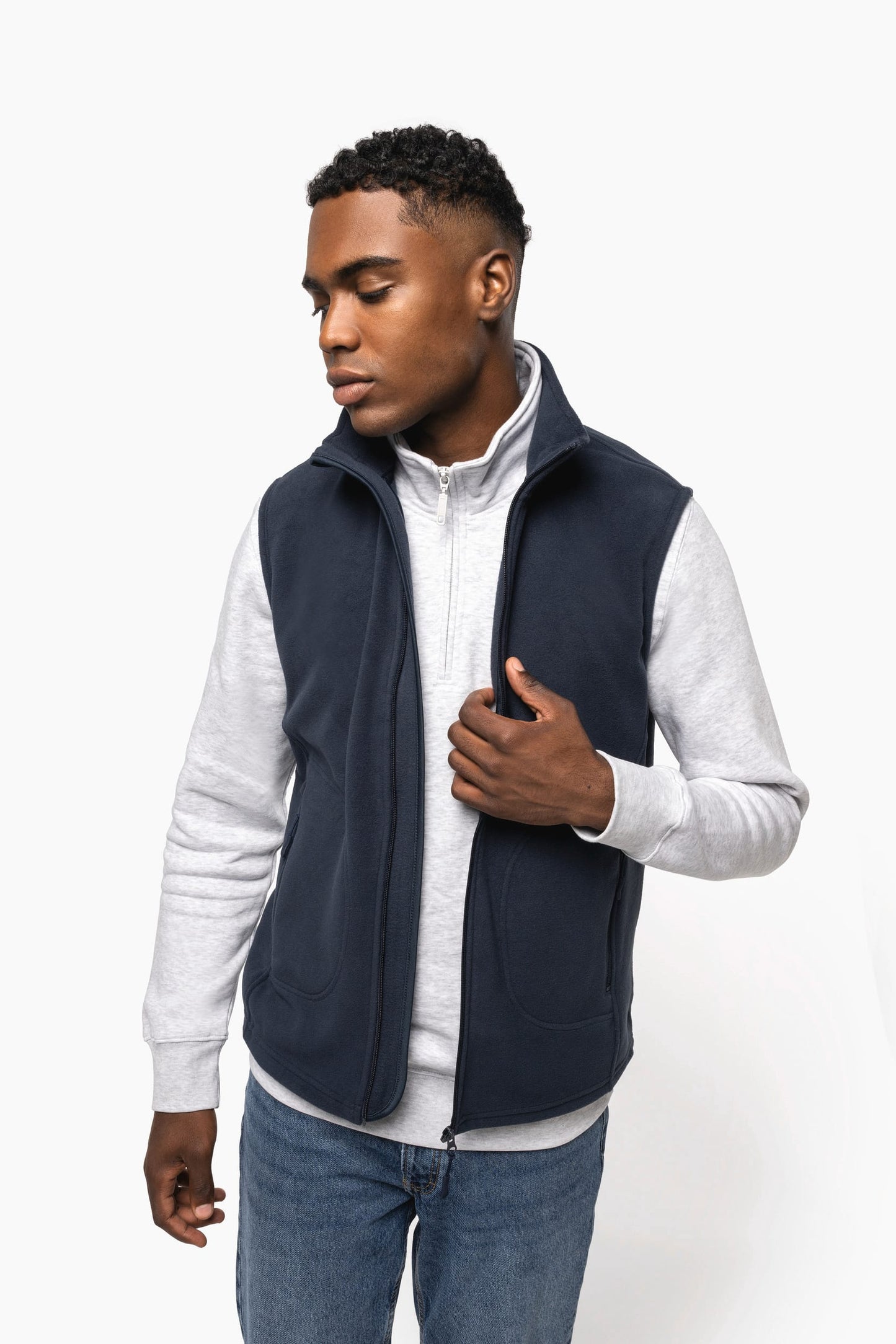 K9120 - Bodywarmer unisex in micropile ecosostenibile