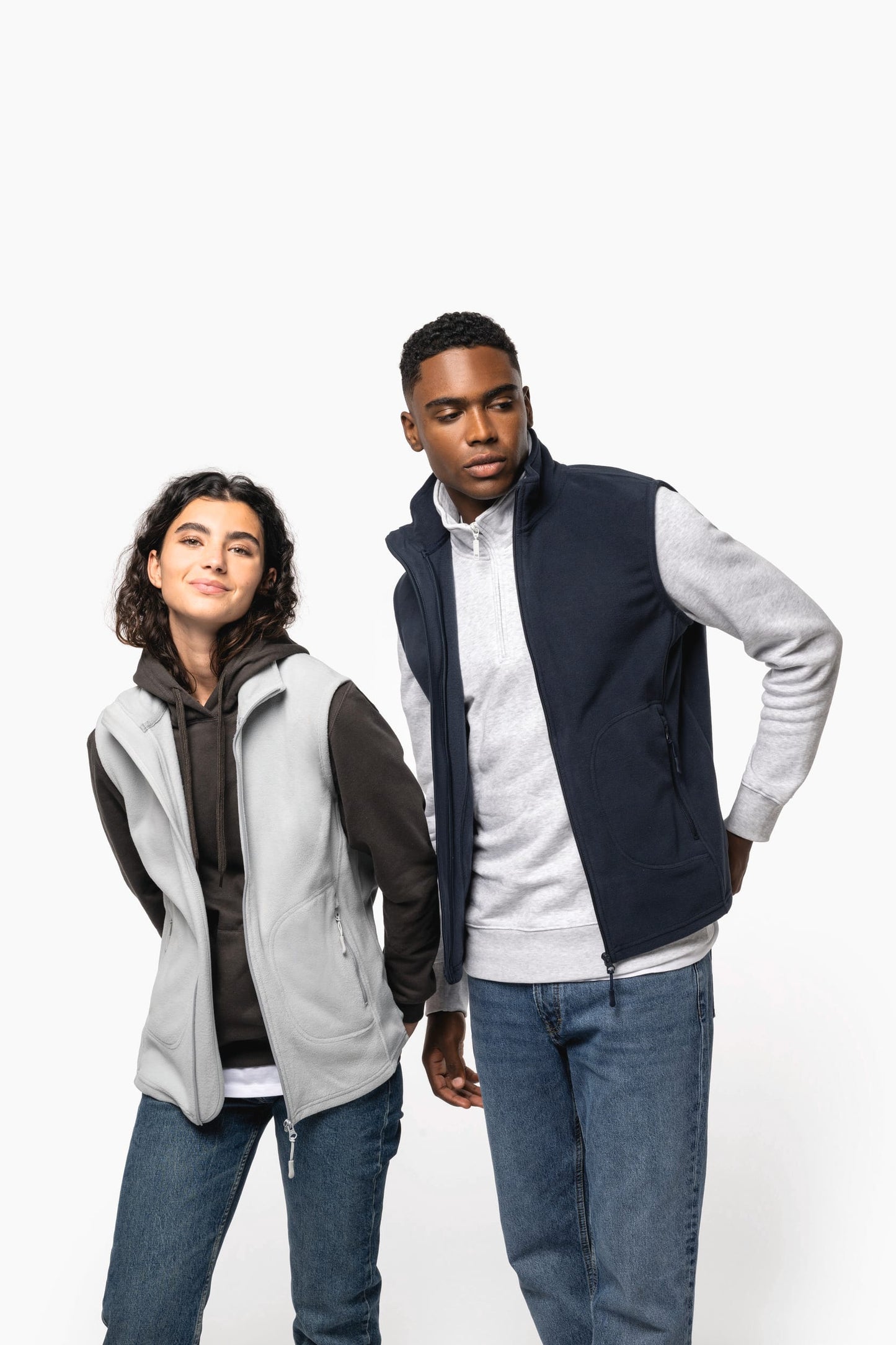 K9120 - Bodywarmer unisex in micropile ecosostenibile