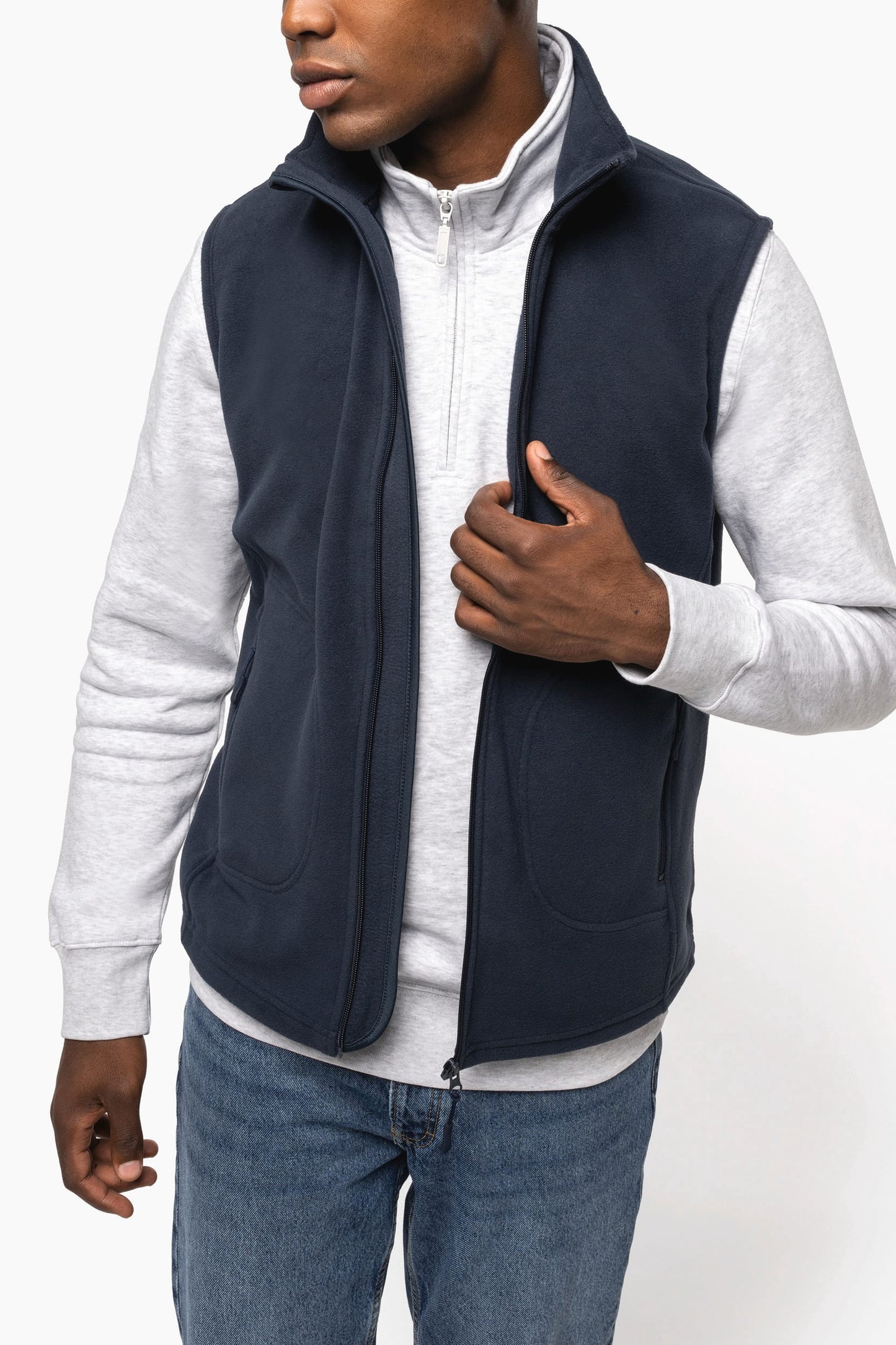 K9120 - Bodywarmer unisex in micropile ecosostenibile