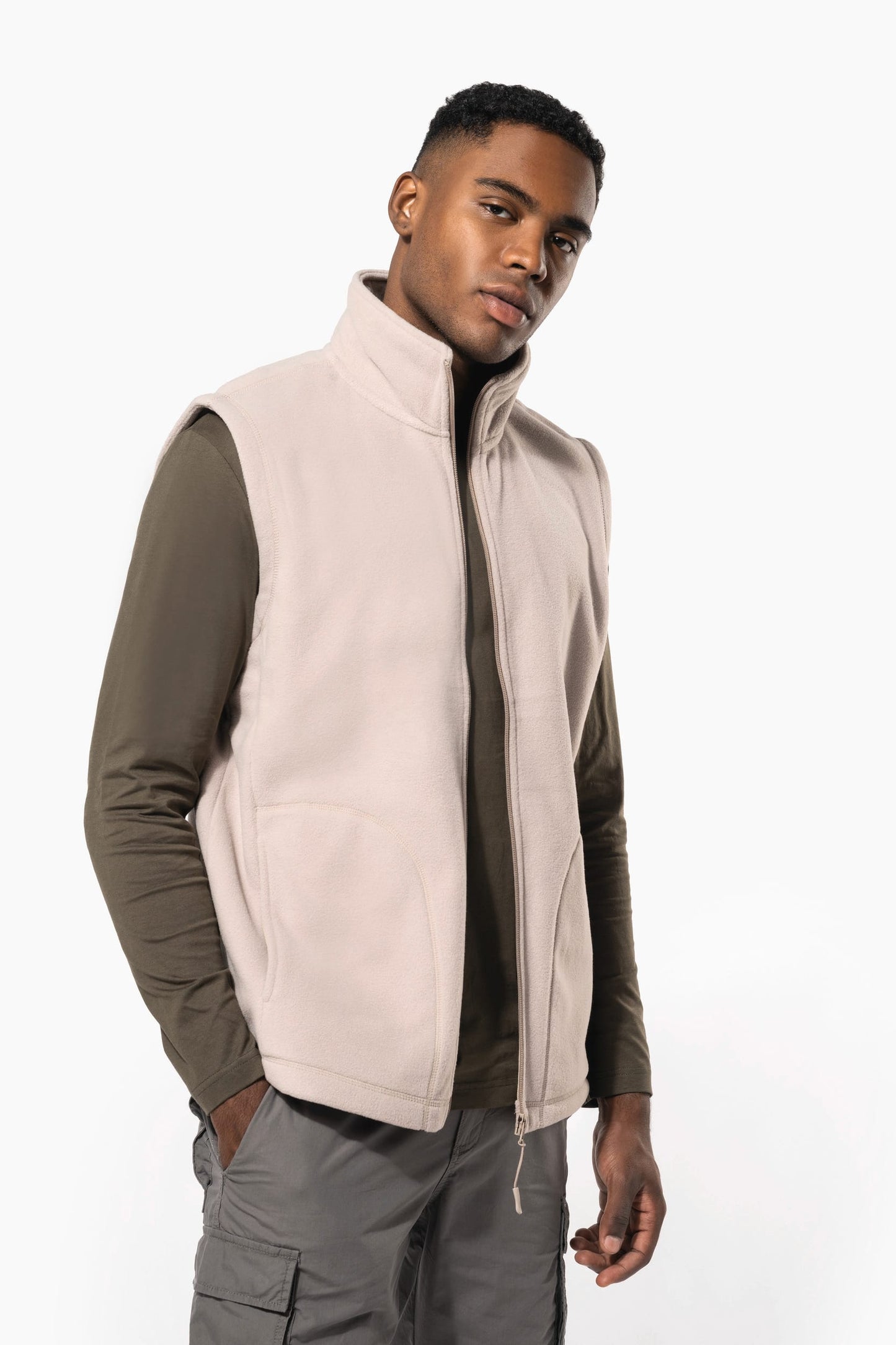 K913A - Bodywarmer micropile uomo