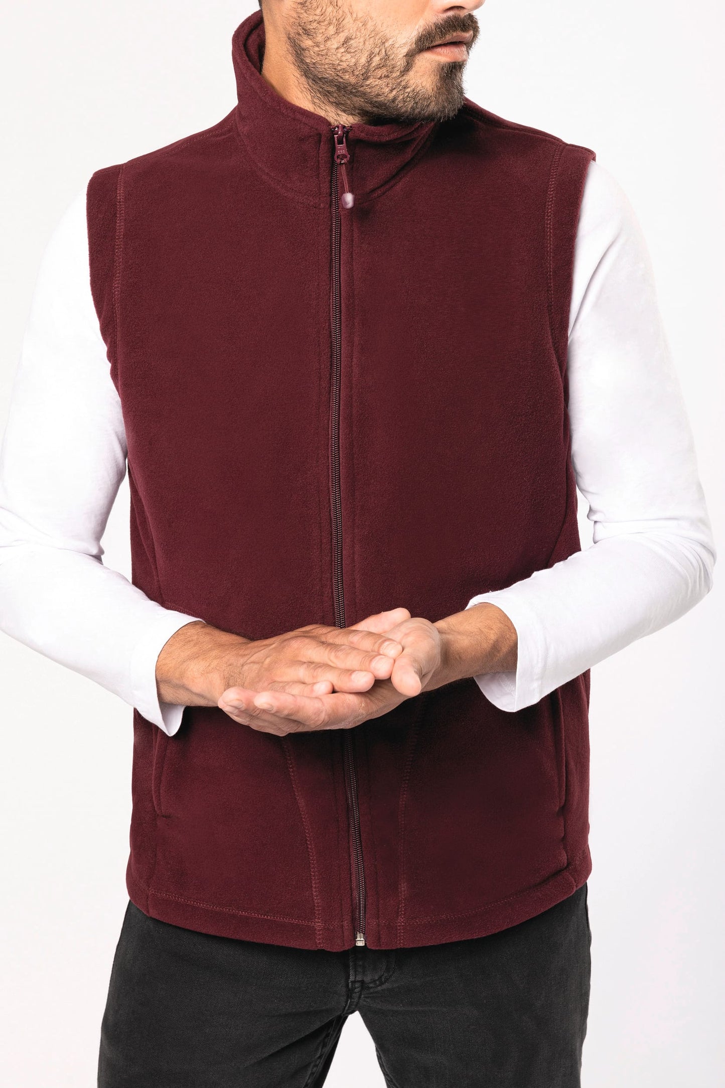 K913AX - Bodywarmer micropile uomo