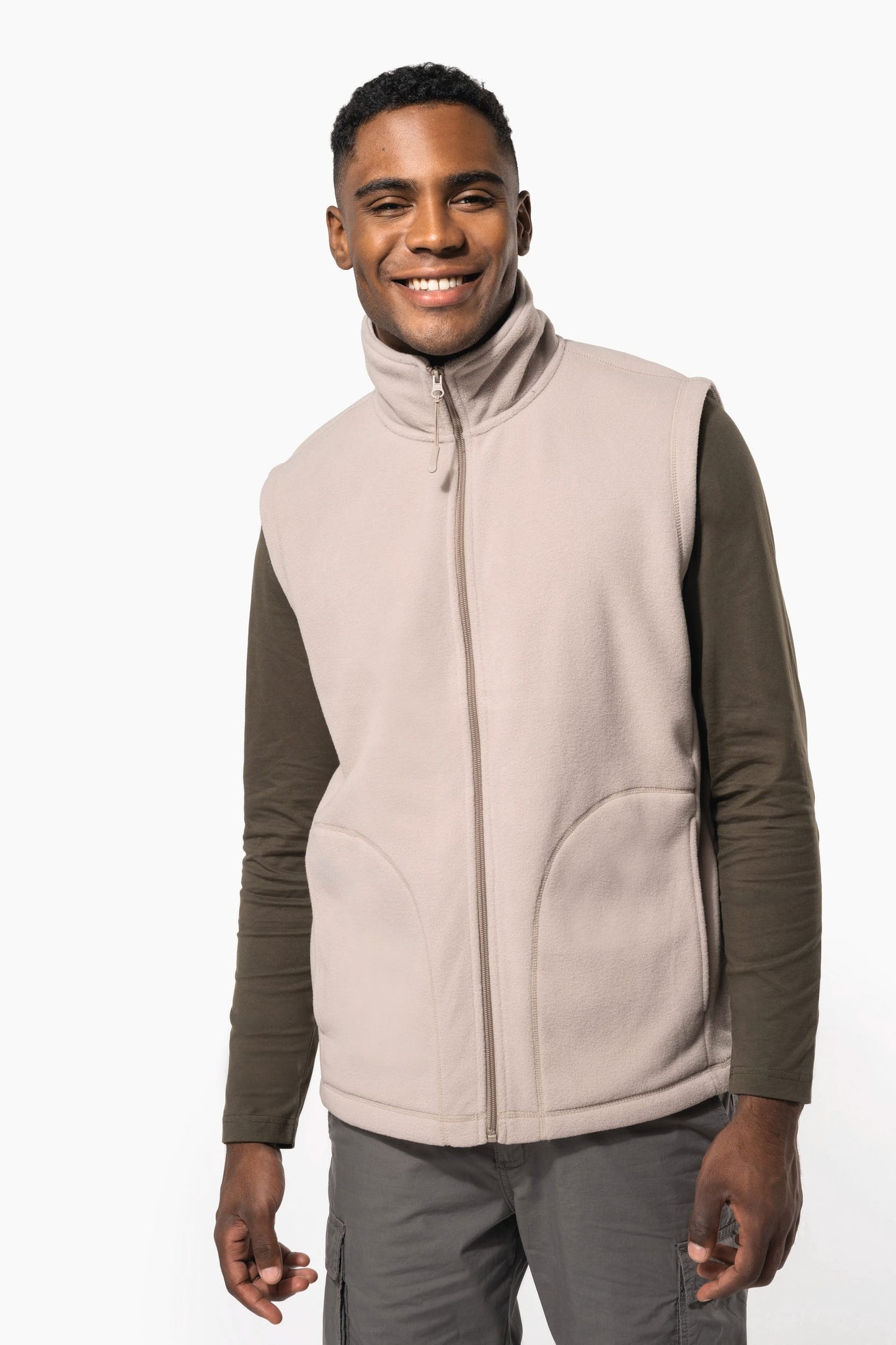 K913AX - Bodywarmer micropile uomo