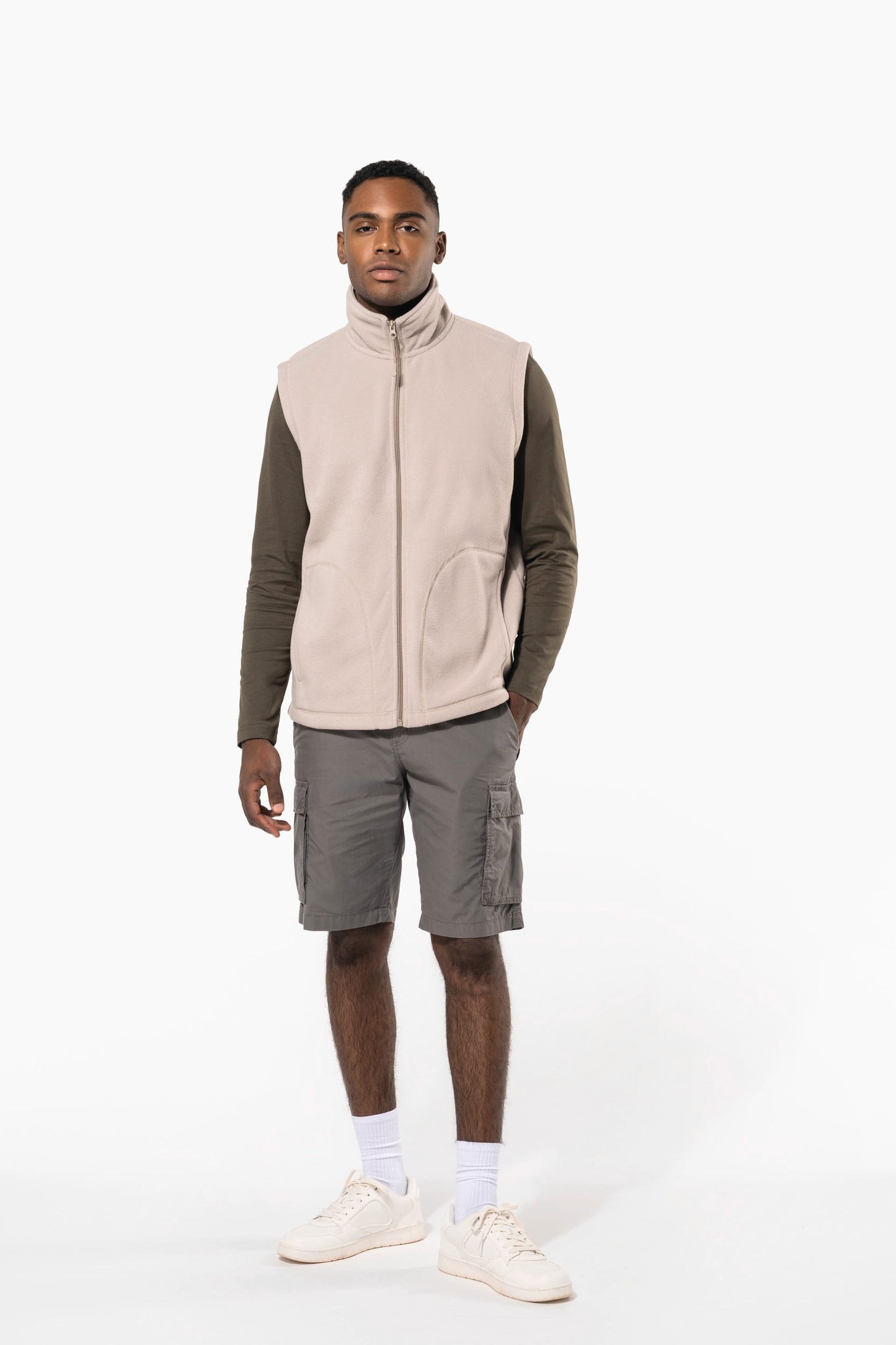 K913A - Bodywarmer micropile uomo