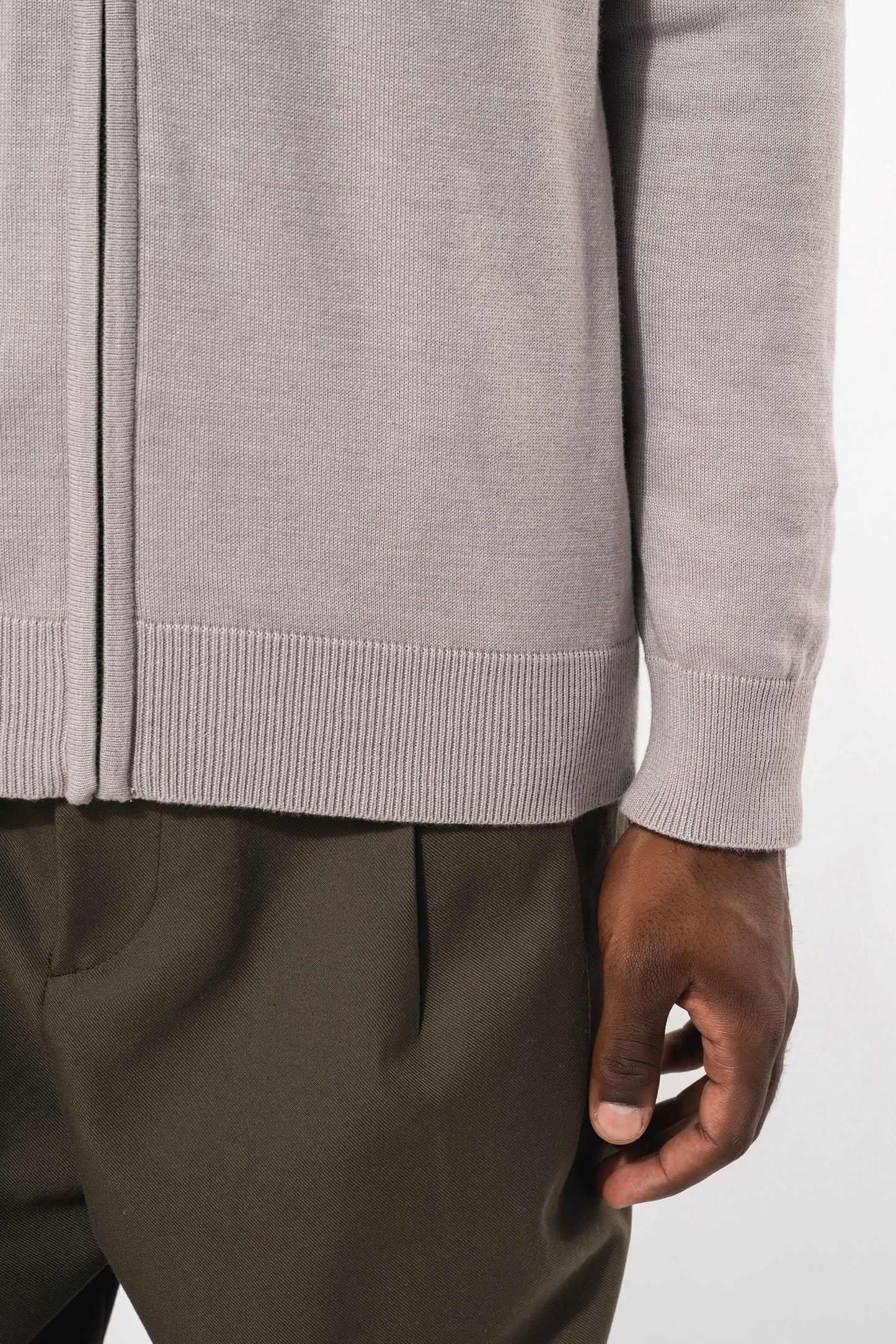 K961 - Cardigan uomo full zip