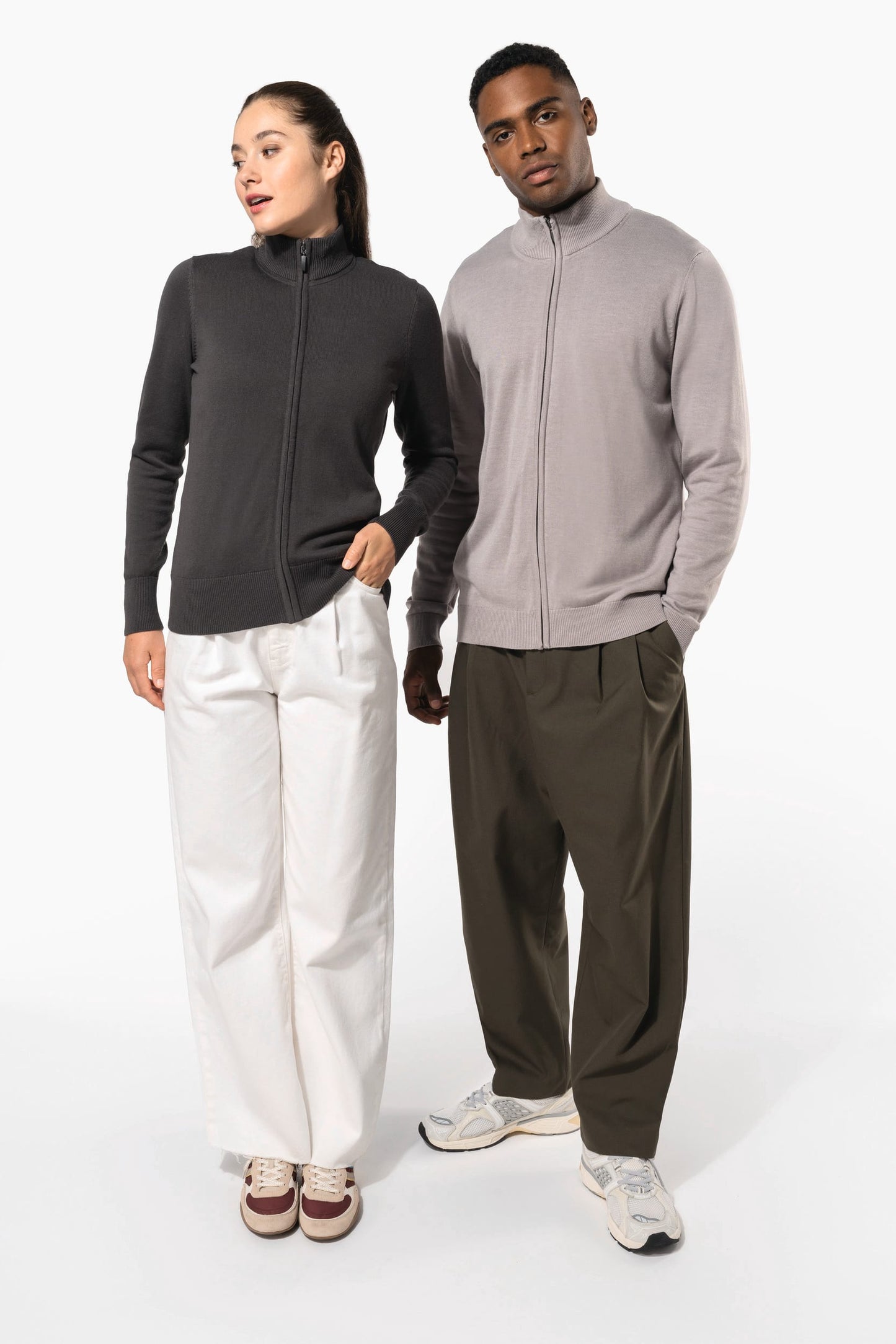 K961 - Cardigan uomo full zip