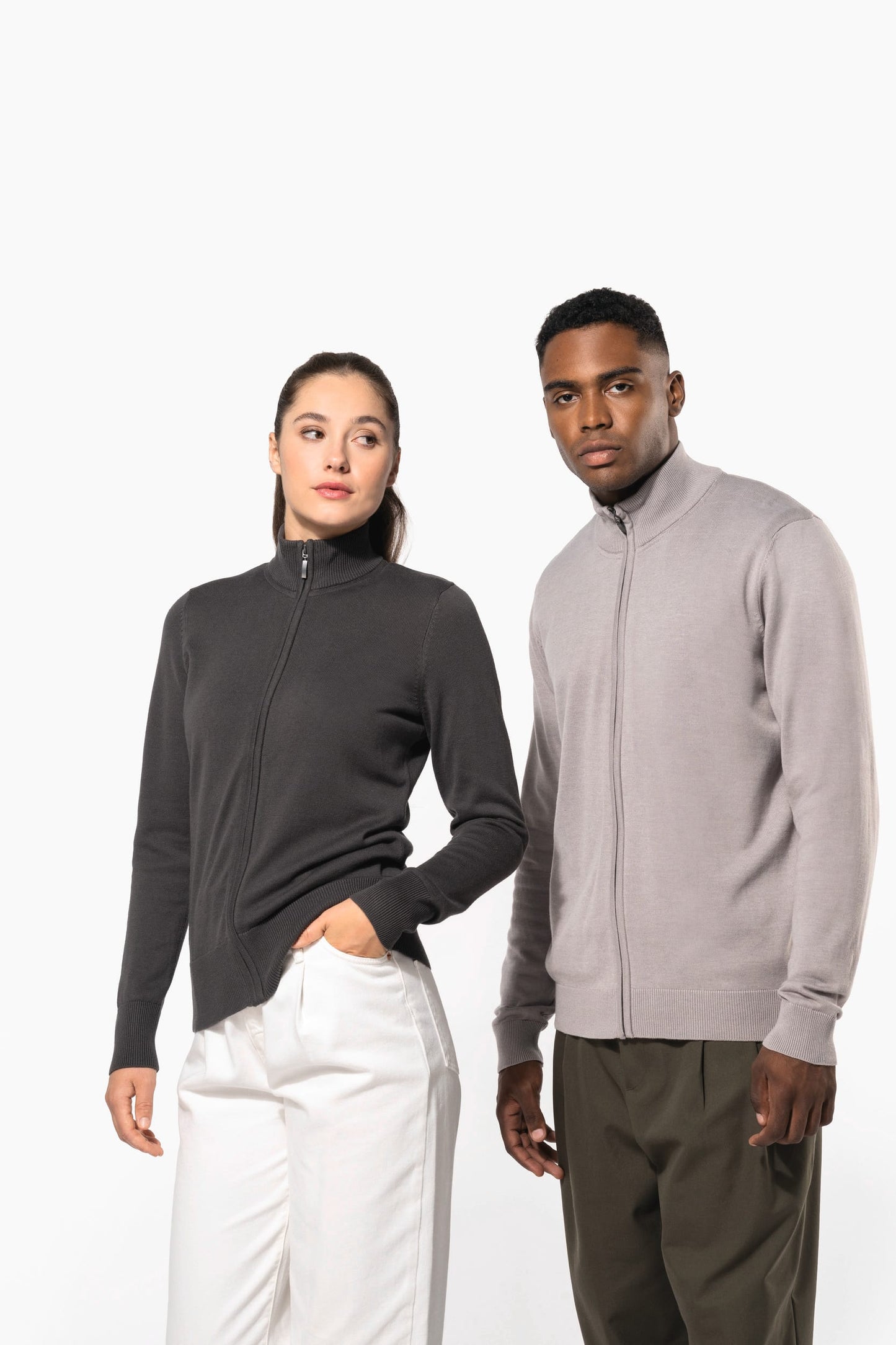 K961 - Cardigan uomo full zip