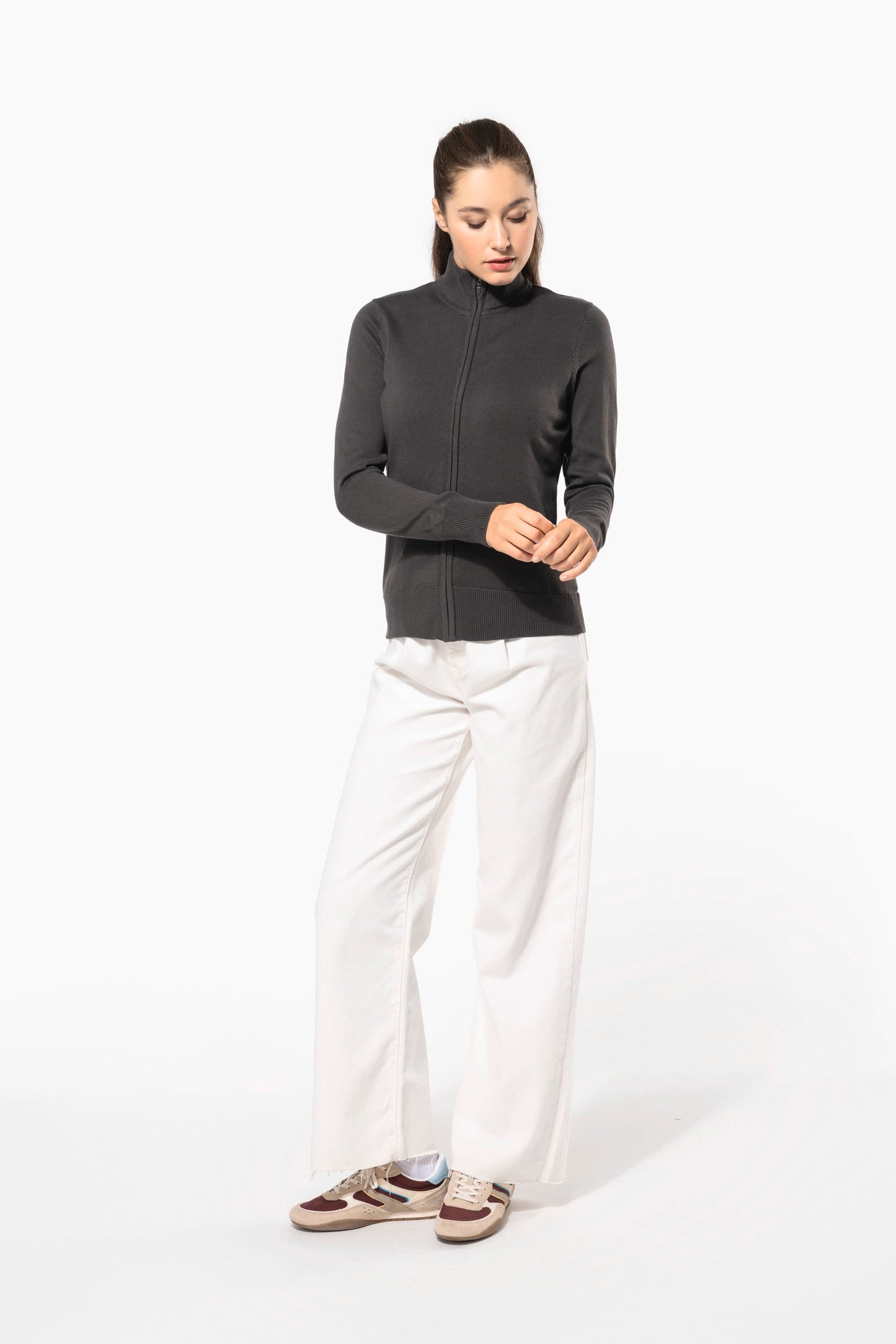 K962 - Cardigan donna full zip