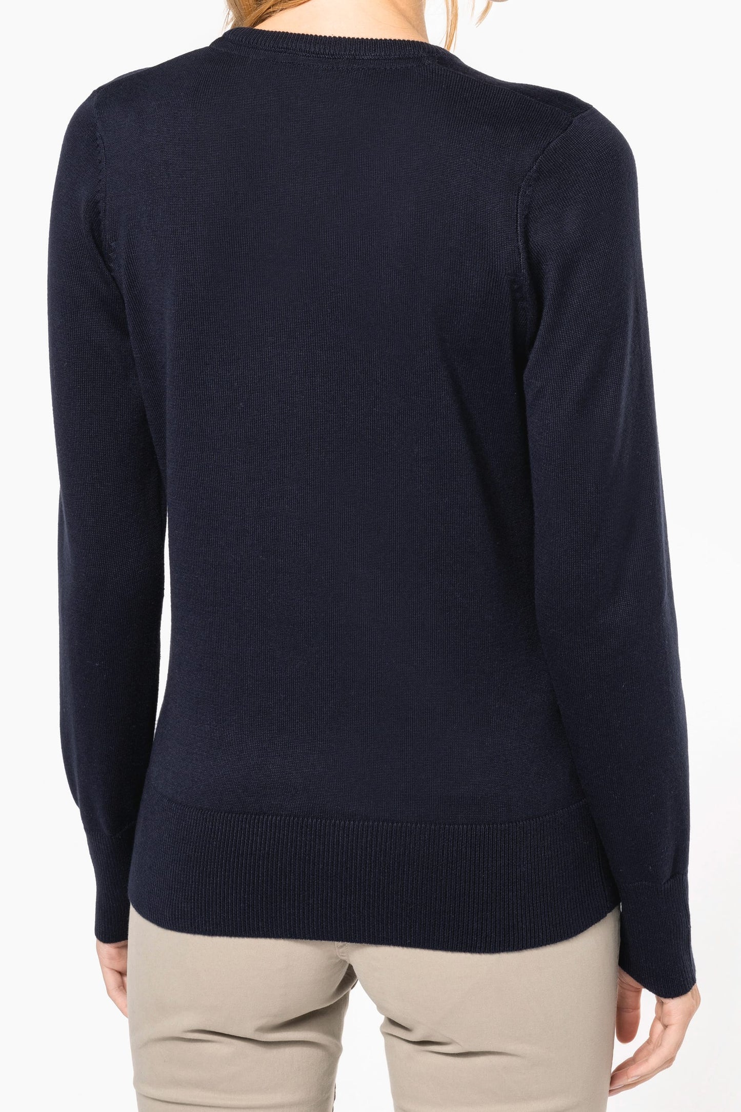 K966 - Maglione donna scollo a V