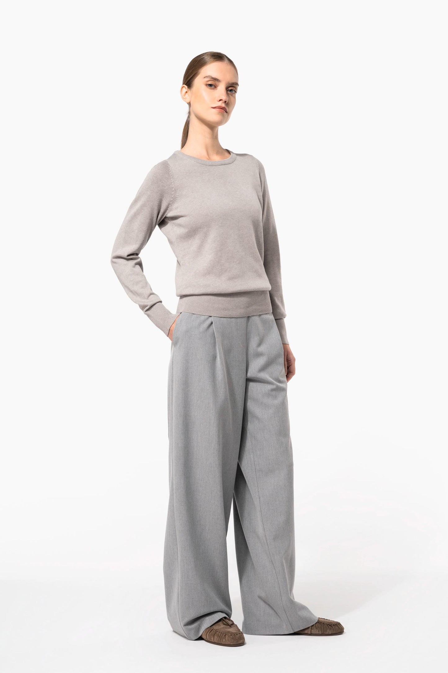 K968 - Maglione donna girocollo